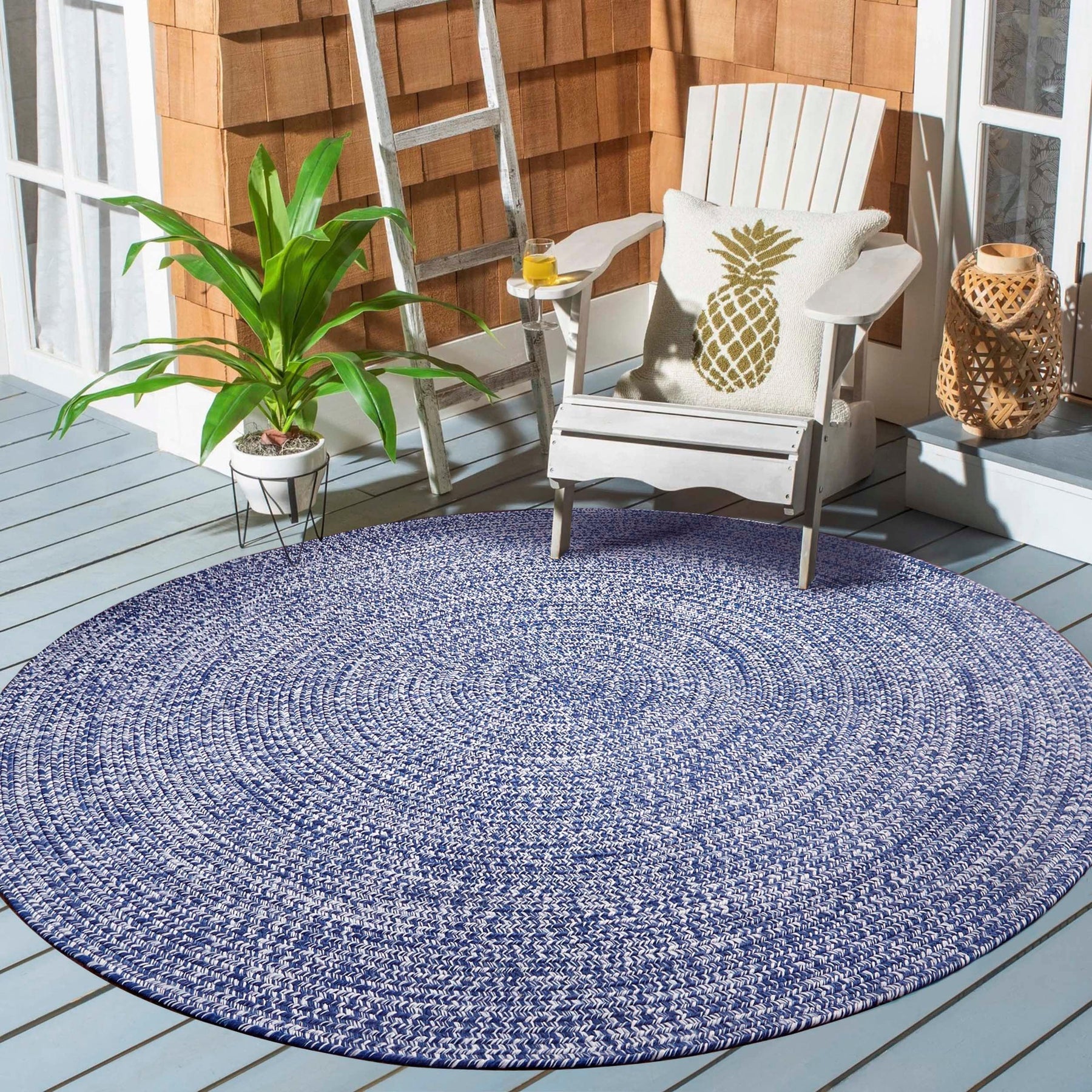 Reversible Braided Eco-Friendly Area Rug Indoor Outdoor Rugs