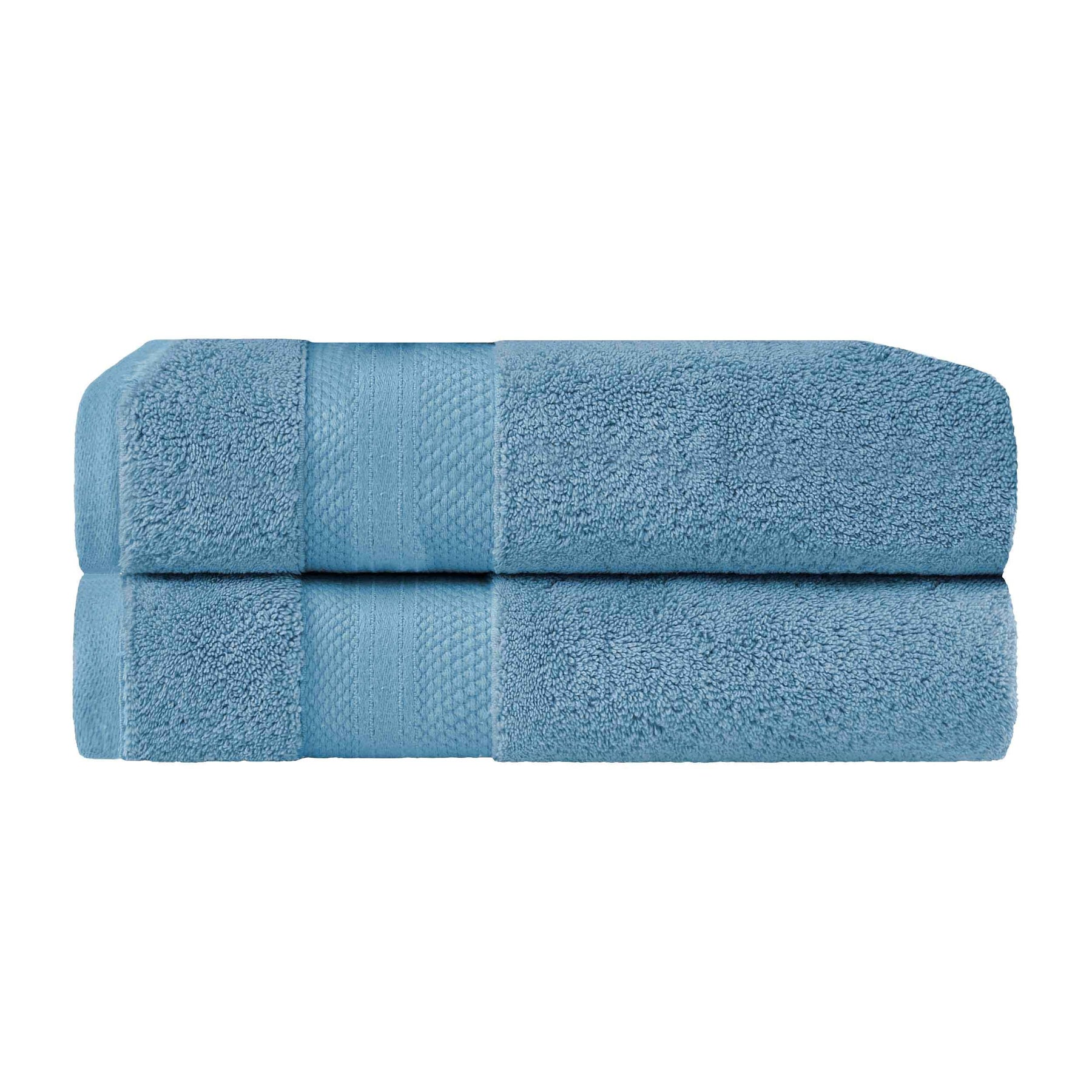 Aria Turkish Cotton Heavyweight Solid Absorbent 2-Piece Bath Towel Set