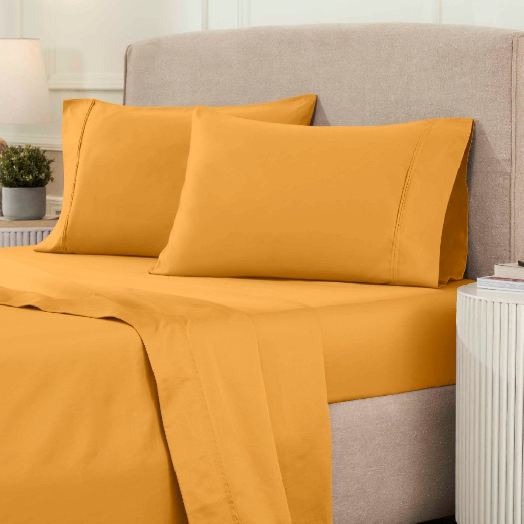 Egyptian Cotton 1200 Thread Count Eco-Friendly Solid Sheet Set