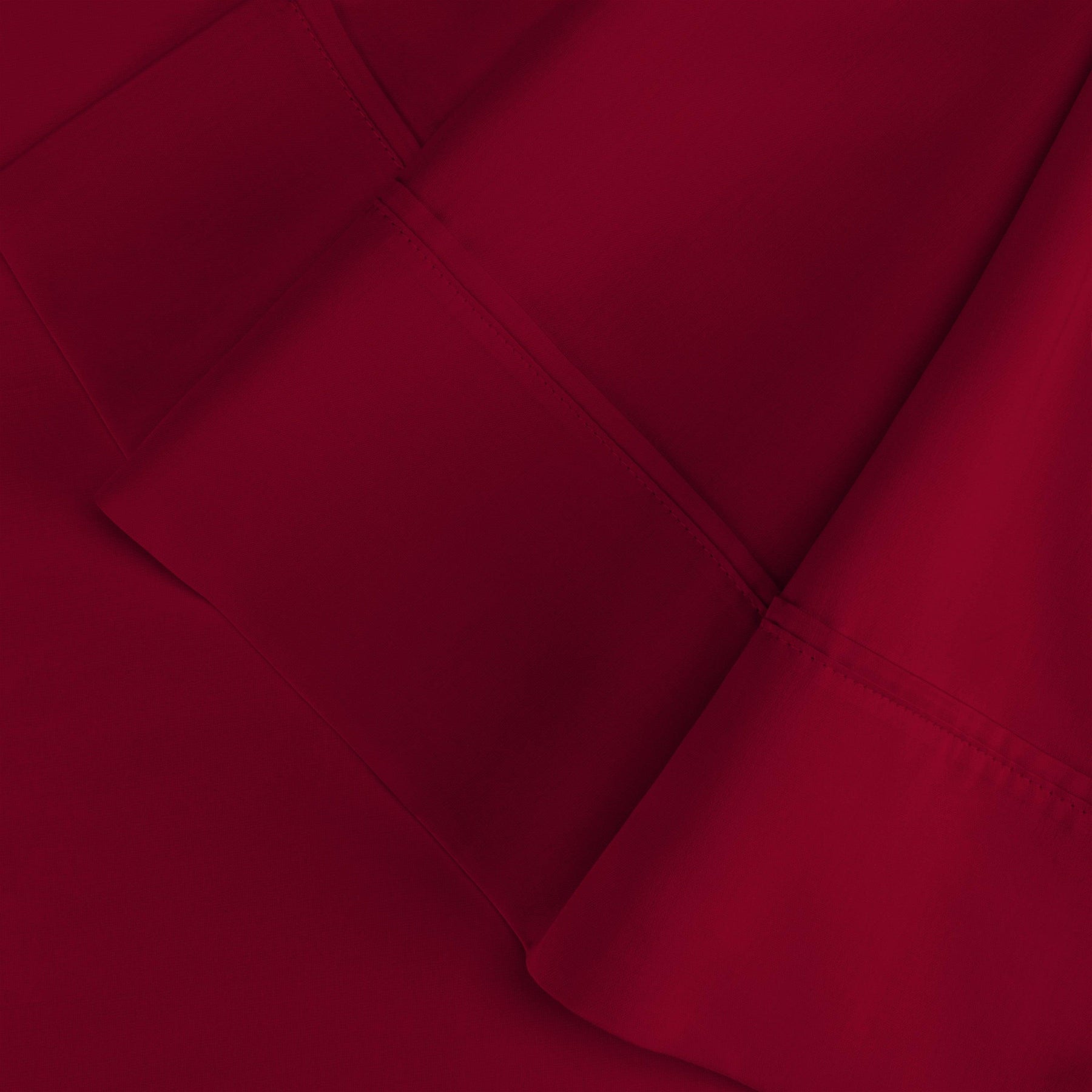 Egyptian Cotton 300 Thread Count Solid Luxury Pillowcases, Set of 2