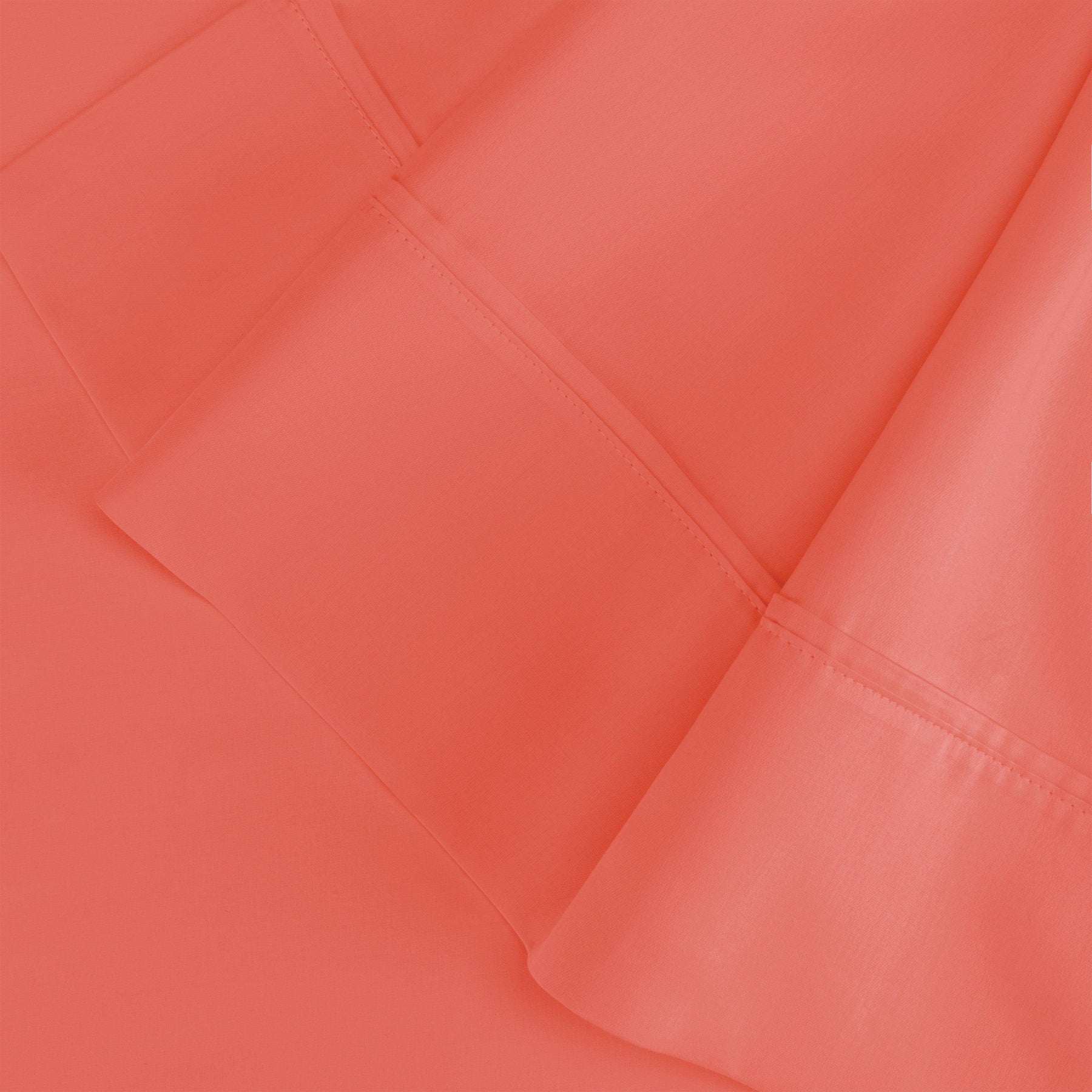 Egyptian Cotton 300 Thread Count Solid Luxury Pillowcases, Set of 2