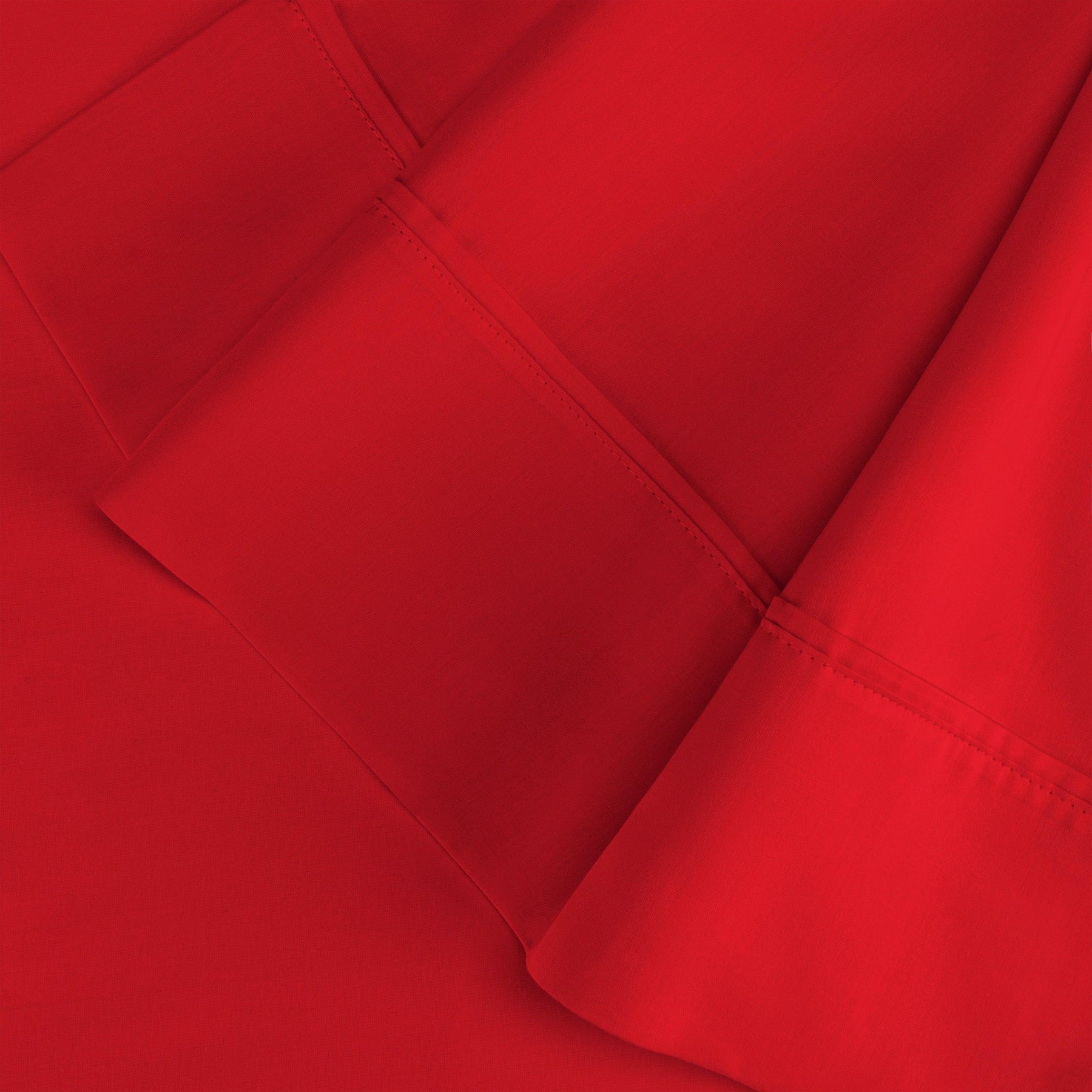 Egyptian Cotton 300 Thread Count Solid Luxury Pillowcases, Set of 2