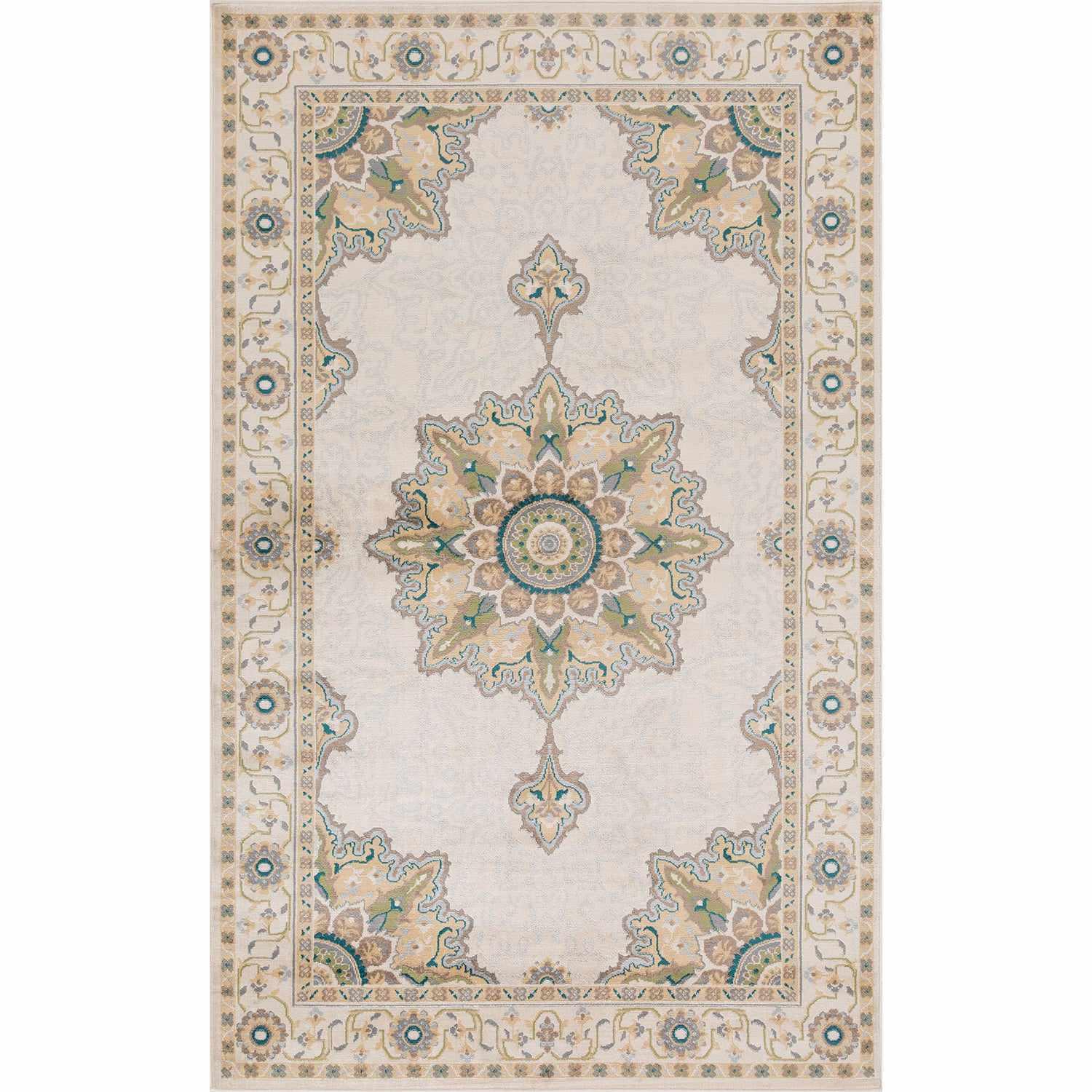 Edeline Medallion Oriental Indoor Large Area Rugs or Runner Rug