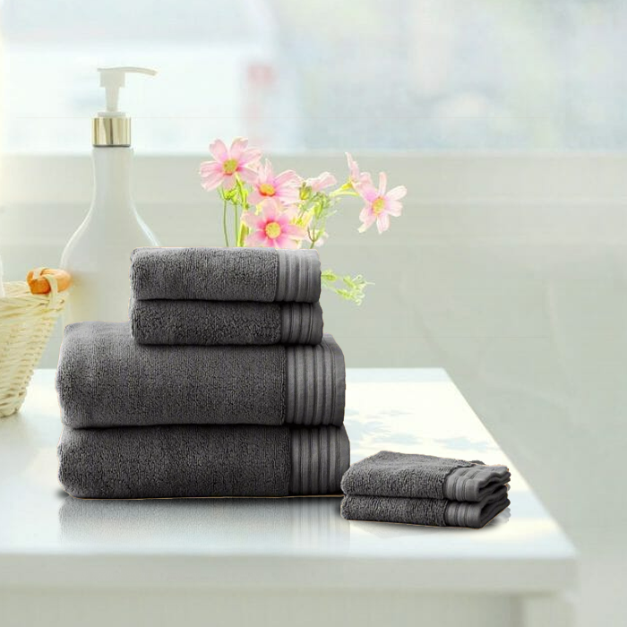Egyptian cotton grey towels online