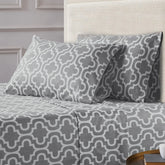 Moroccan Trellis Cotton Flannel 2 Piece Pillowcase Set