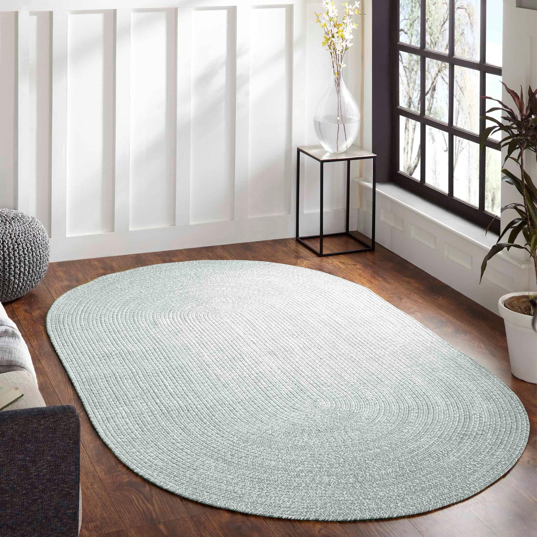 Reversible Braided Eco-Friendly Area Rug Indoor Outdoor Rugs