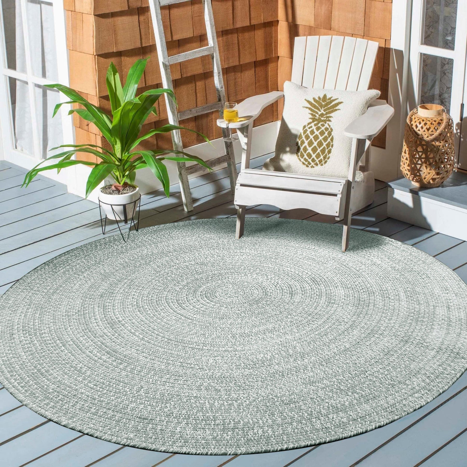 Reversible Braided Eco-Friendly Area Rug Indoor Outdoor Rugs
