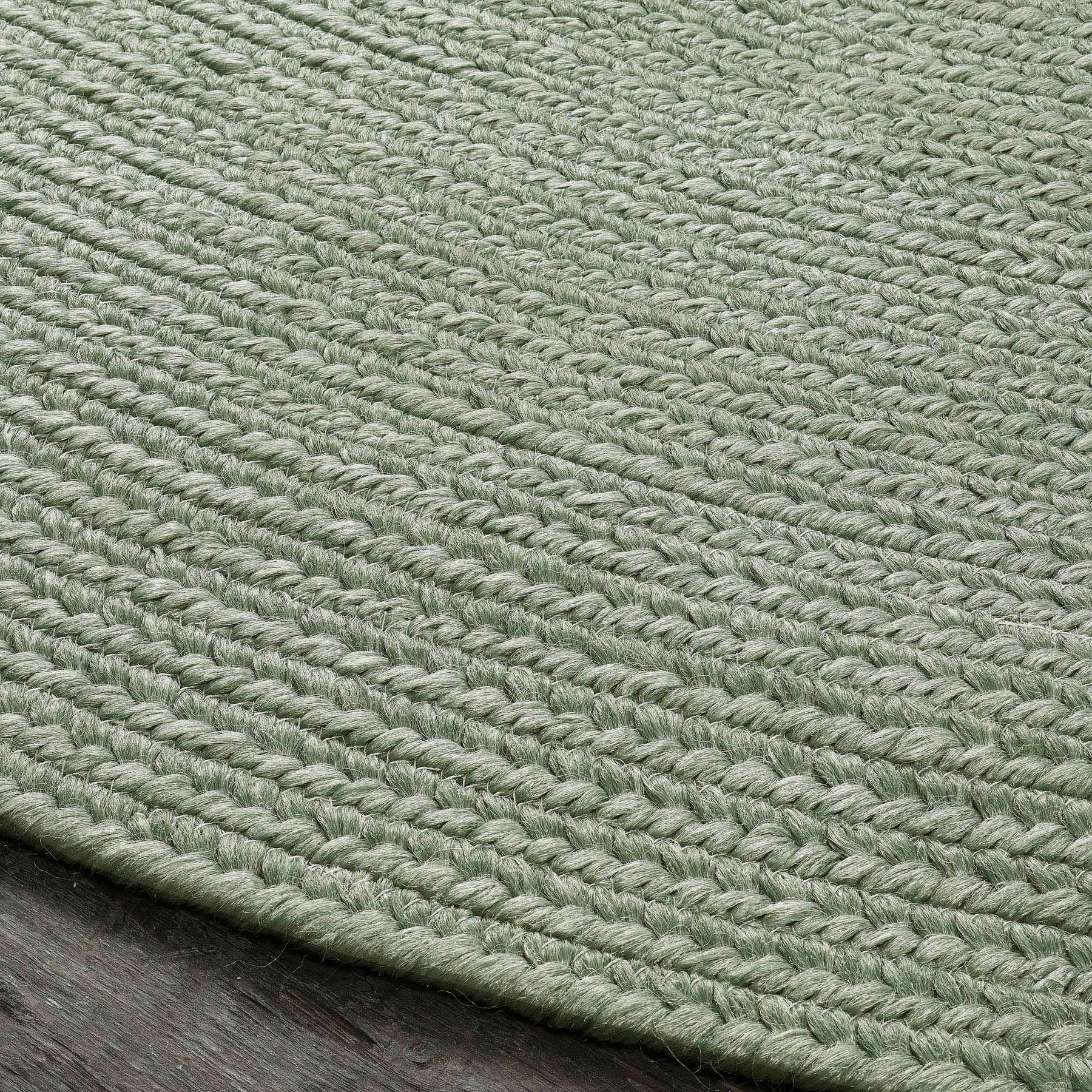 Bohemian Braided Indoor Outdoor Rugs Solid Round Area Rug