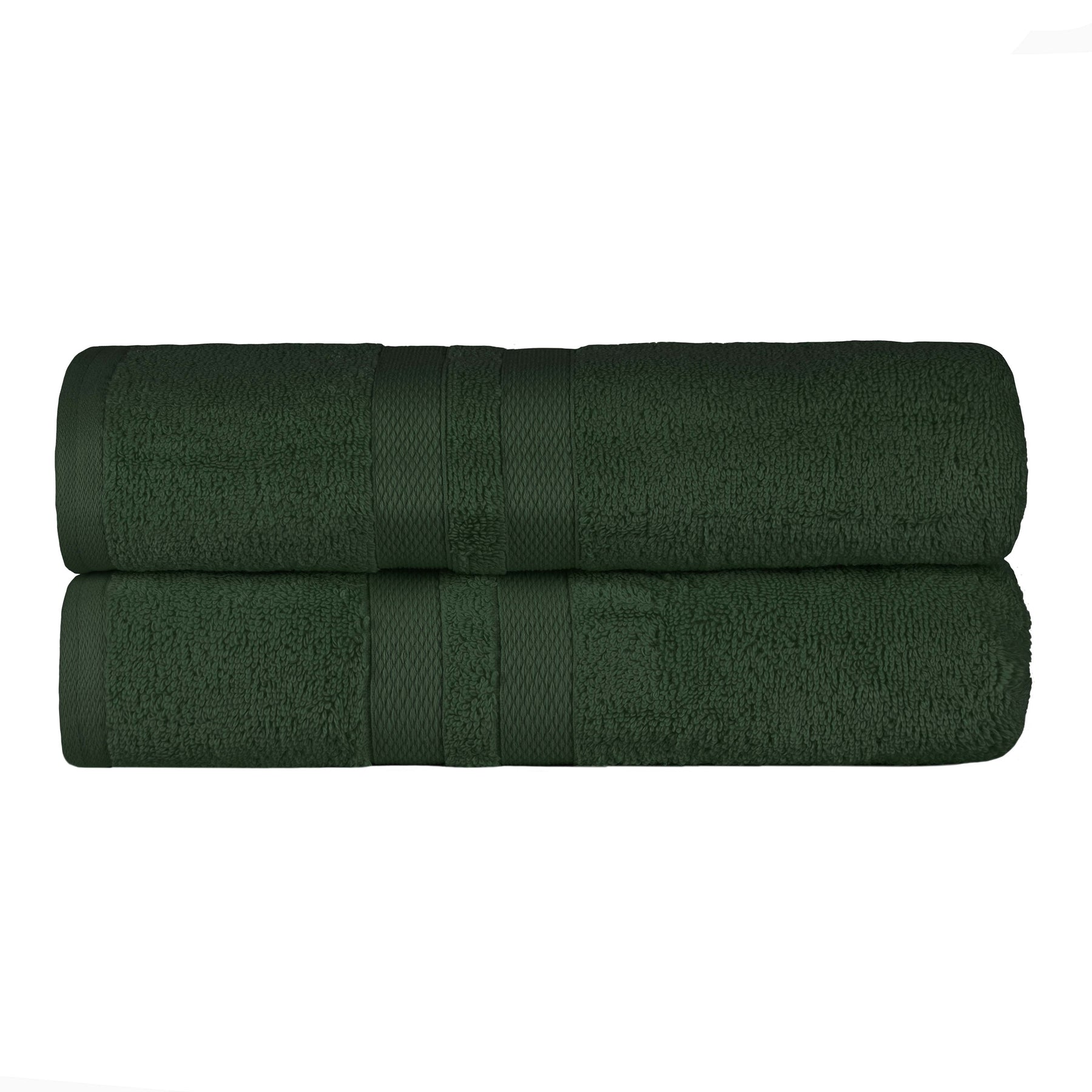 Ultra-Soft Cotton Solid Medium Weight Absorbent Bath Towel Set of 2