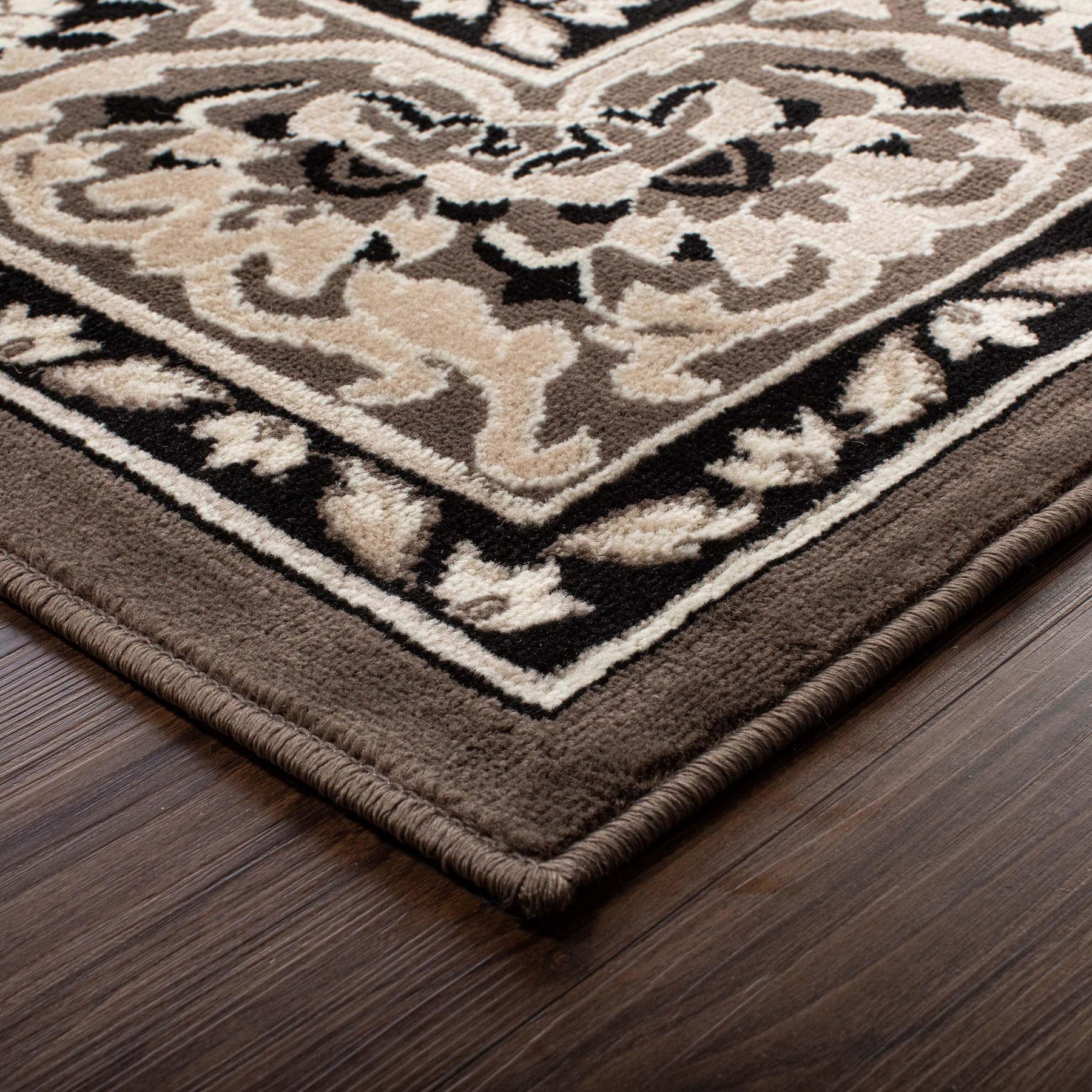 Glendale Traditional Floral Medallion Indoor Area Rug or Runner Rug
