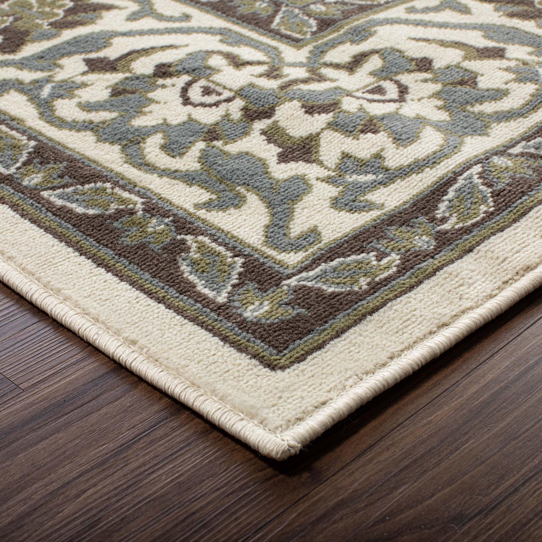 Glendale Traditional Floral Medallion Indoor Area Rug or Runner Rug