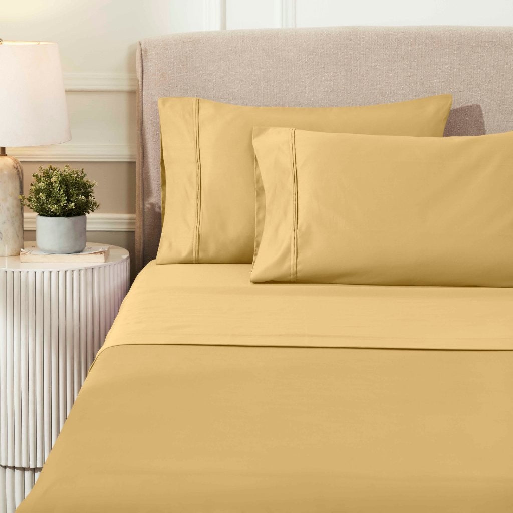 Egyptian Cotton 1200 Thread Count Eco-Friendly Solid Sheet Set