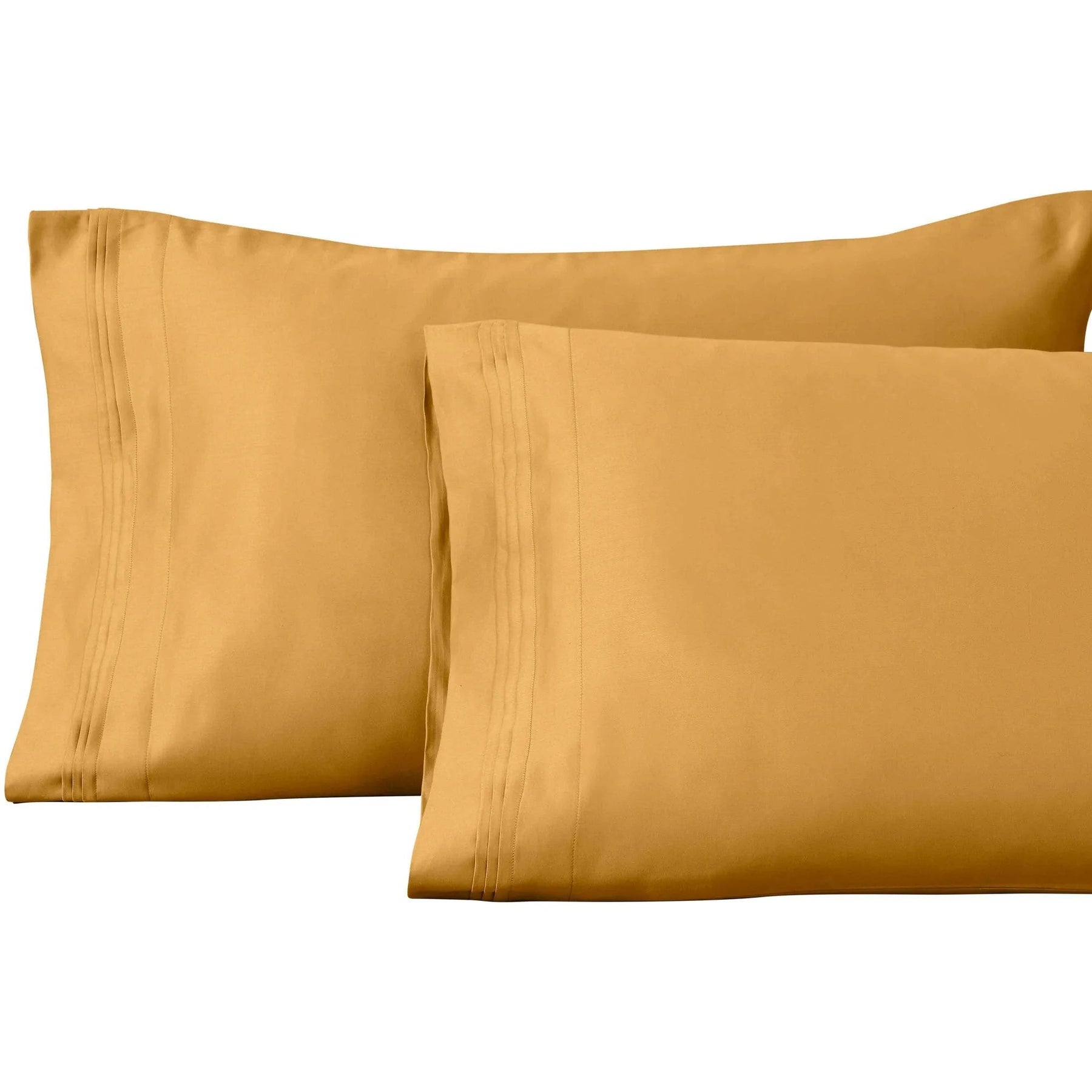 1000 Thread Count Egyptian Cotton Solid Pillowcase Set