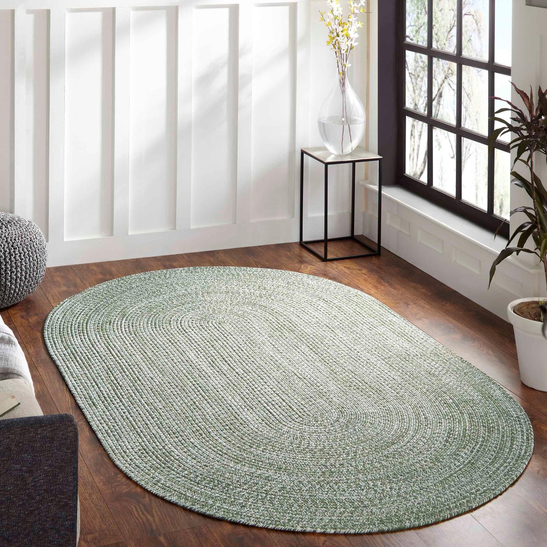 Reversible Braided Eco-Friendly Area Rug Indoor Outdoor Rugs