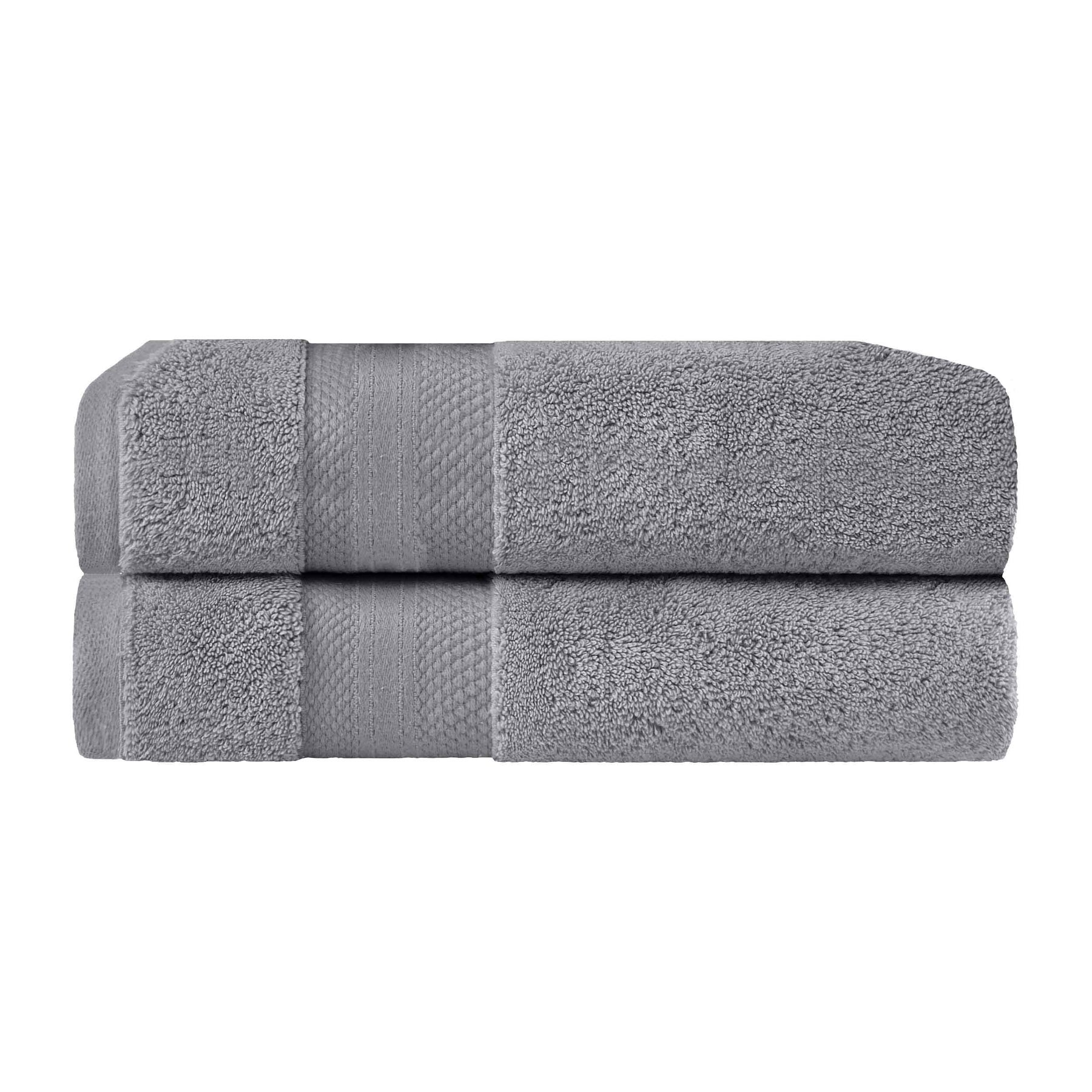 Aria Turkish Cotton Heavyweight Solid Absorbent 2-Piece Bath Towel Set