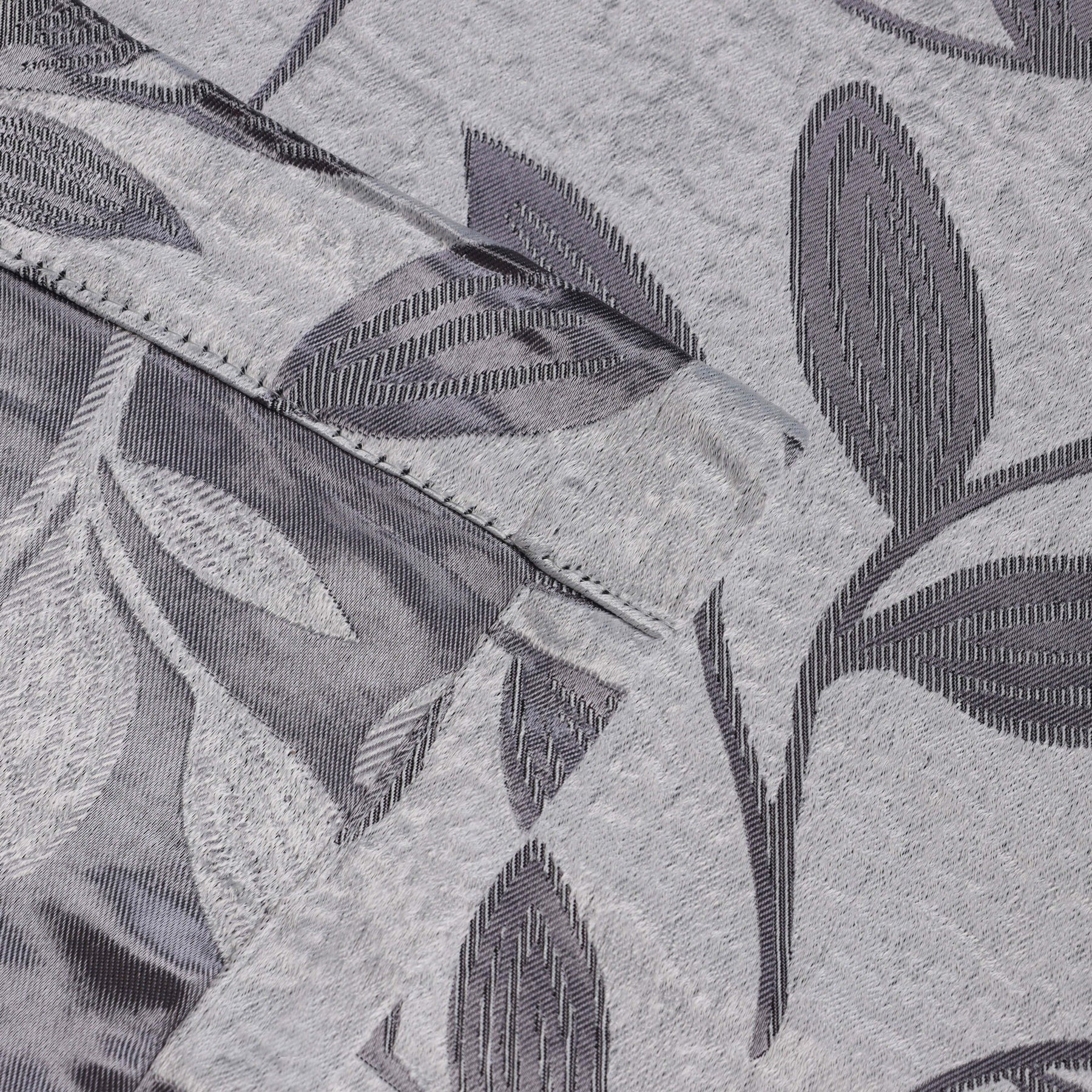 Leaves Machine Washable Room Darkening Blackout Curtains 4 Pieces