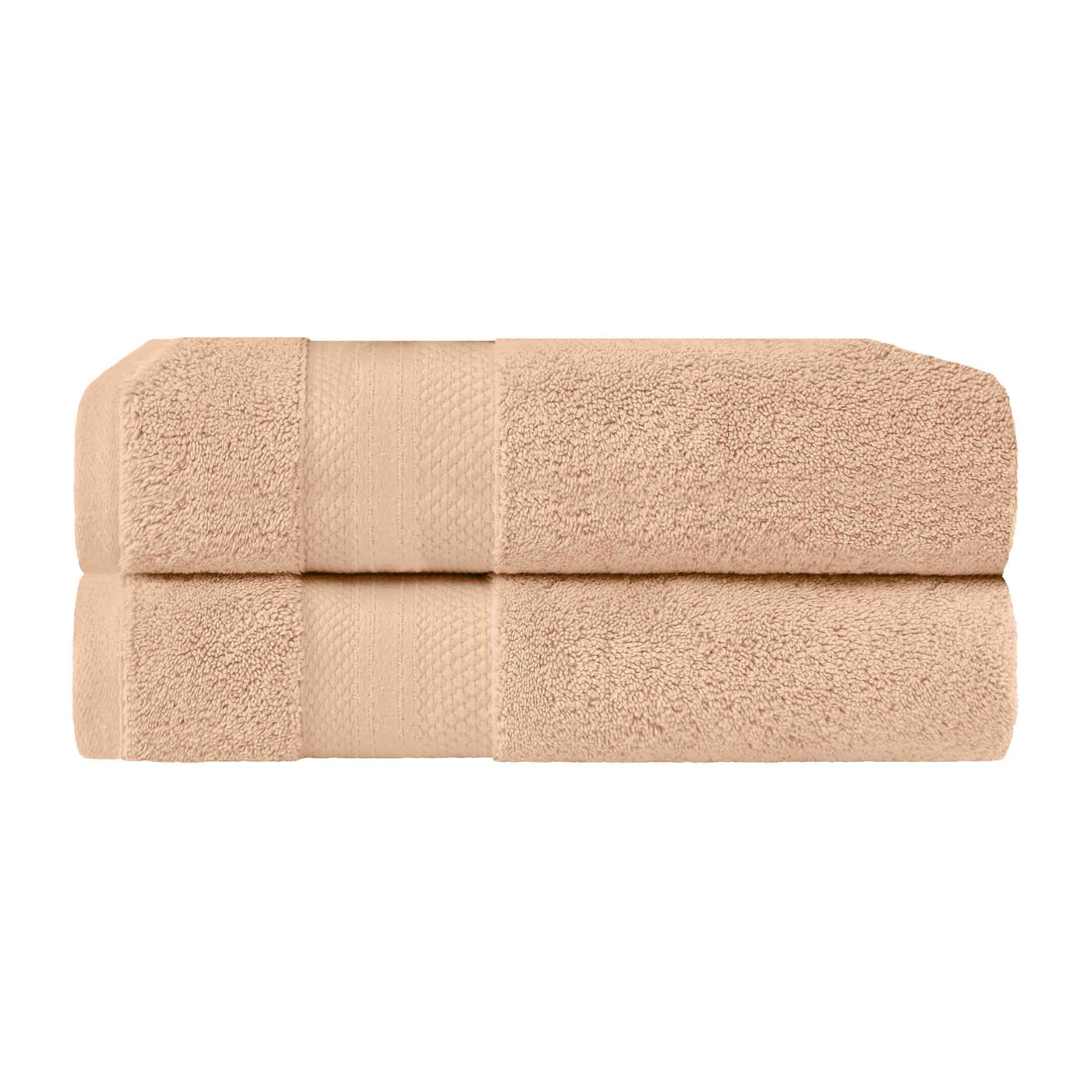 Aria Turkish Cotton Heavyweight Solid Absorbent 2-Piece Bath Towel Set