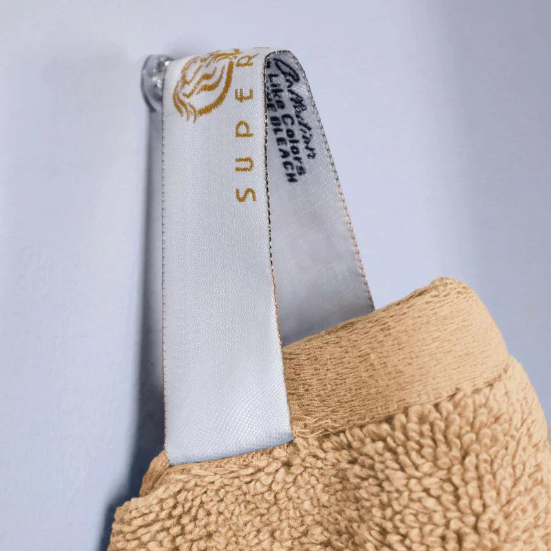 Turkish Cotton Highly Absorbent Solid 6 Piece Towel Set