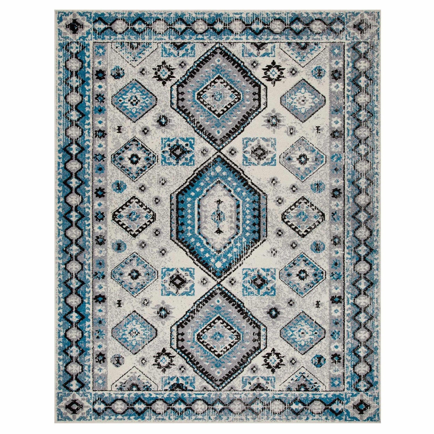 Taimak Geometric Rustic Indoor Area Rug Or Runner Rug