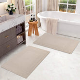 Egyptian Cotton Bath Mat Set of 2 Greek Key Infinity Border