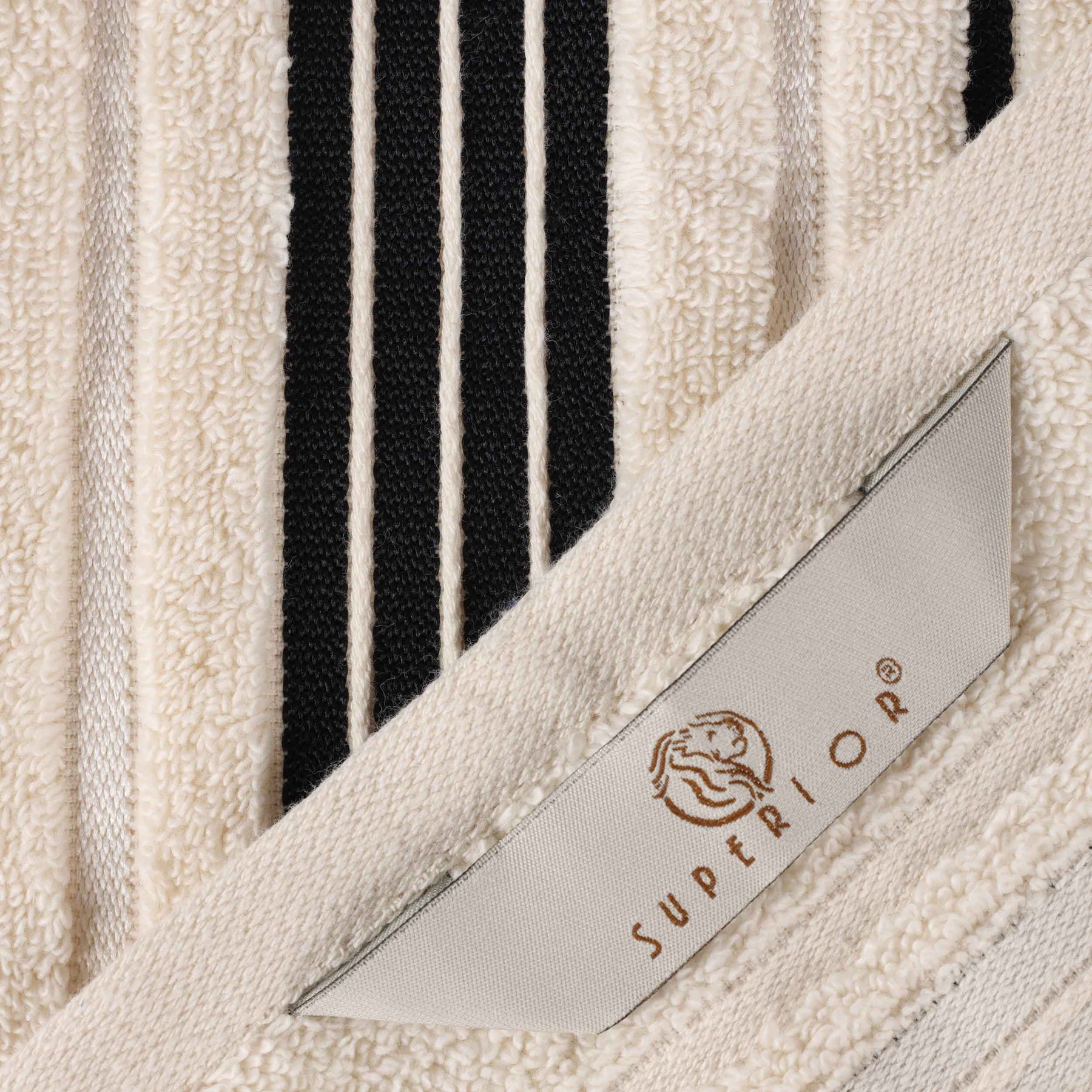 Sadie Zero Twist Cotton Solid Absorbent 3 Piece Towel Set