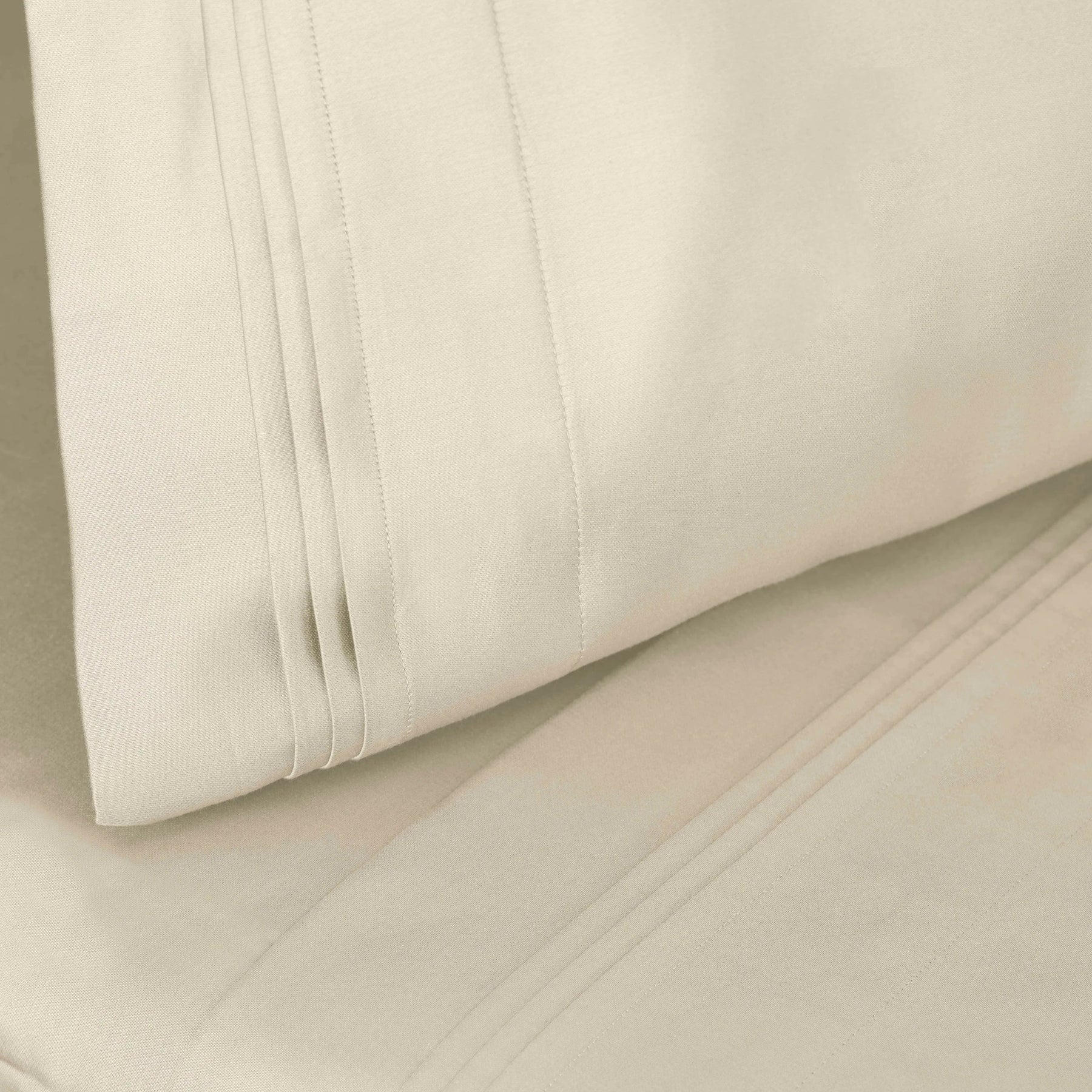 1000 Thread Count Egyptian Cotton Solid Pillowcase Set