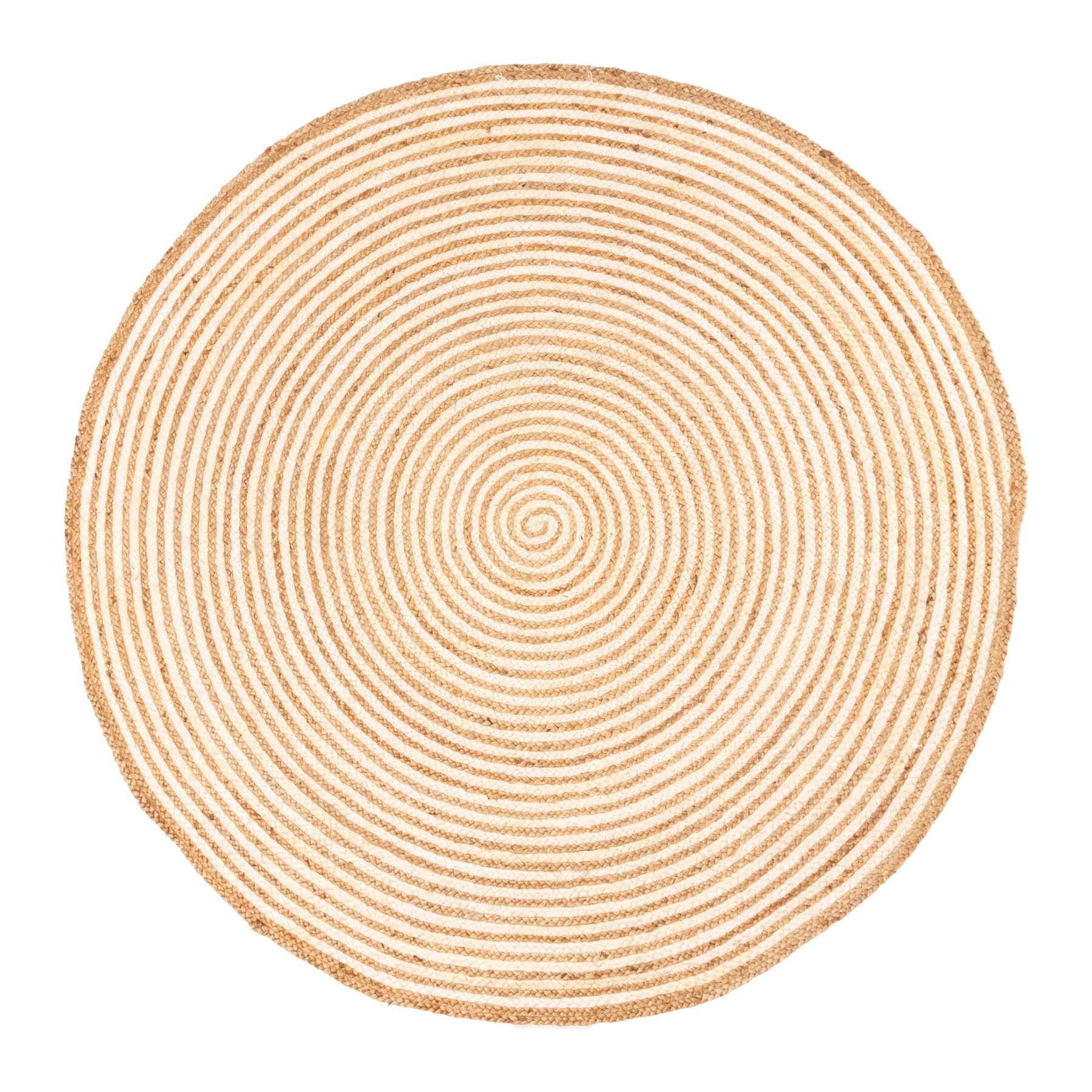 Braided Jute Reversible Round Indoor Outdoor Area Rug