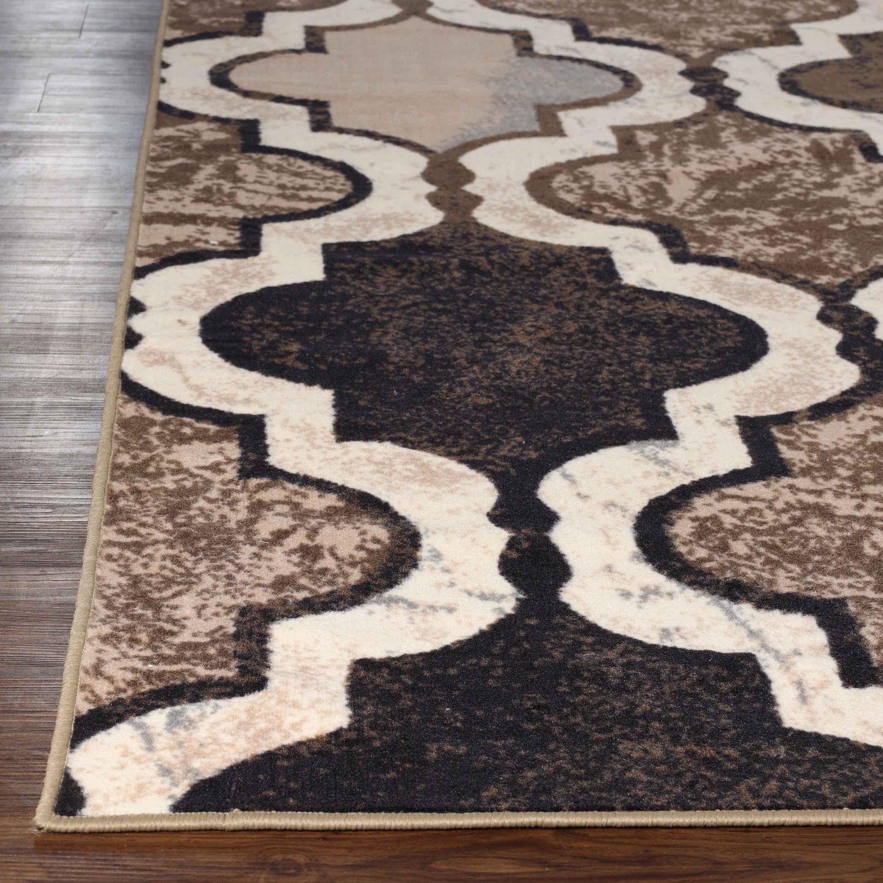 Viking Contemporary Geometric Trellis Indoor Area Rug or Runner