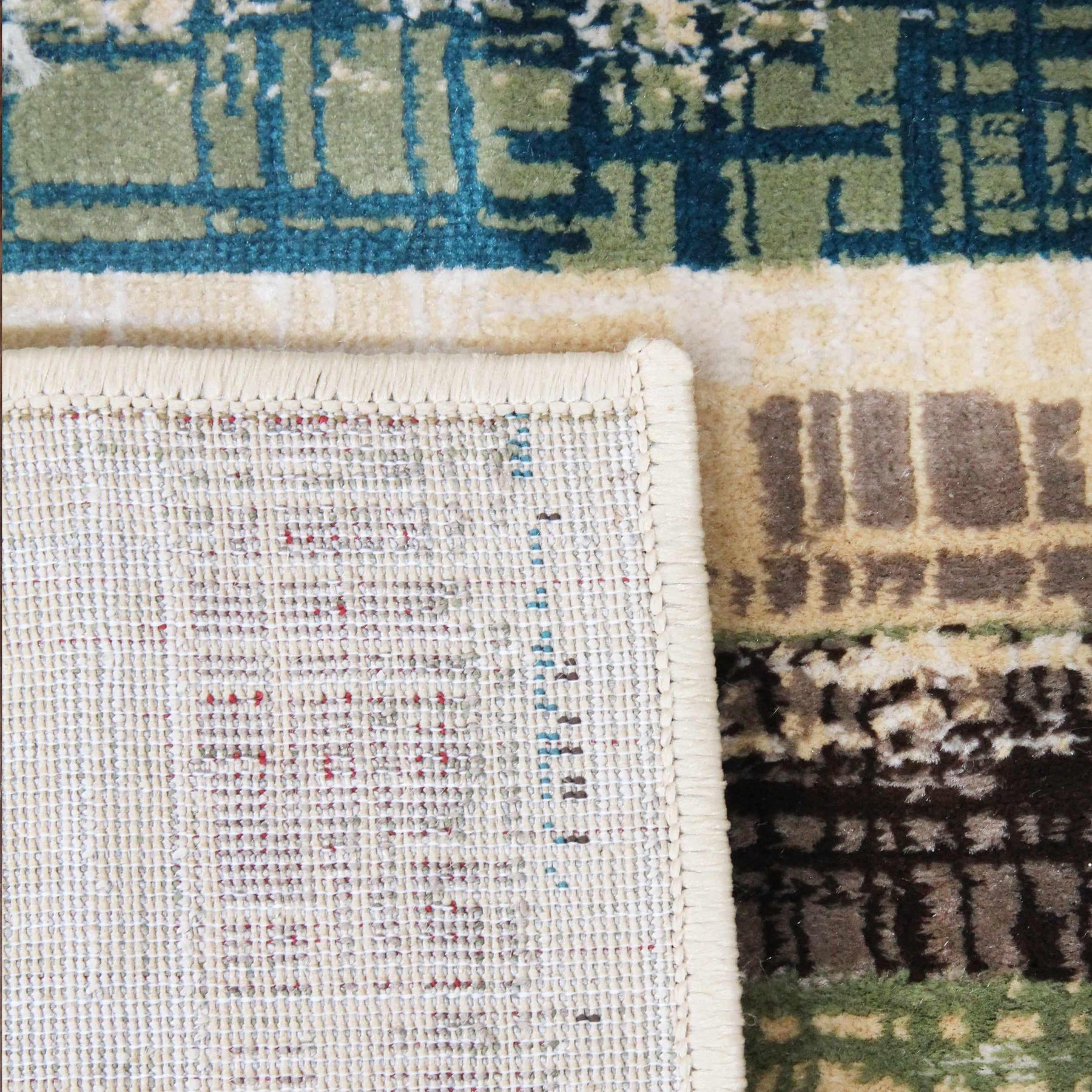 Kylemore Abstract Striped Distressed Indoor Area Rug or Runner Rug