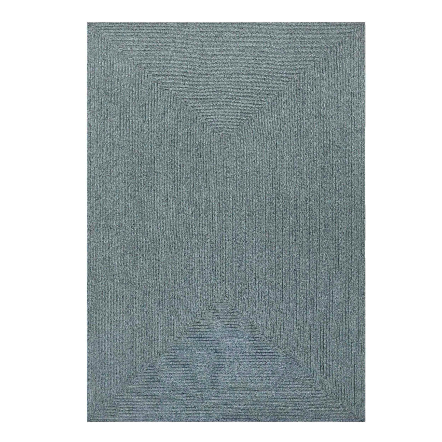 Bohemian Indoor Outdoor Rugs Solid Rectangle Braided Area Rug