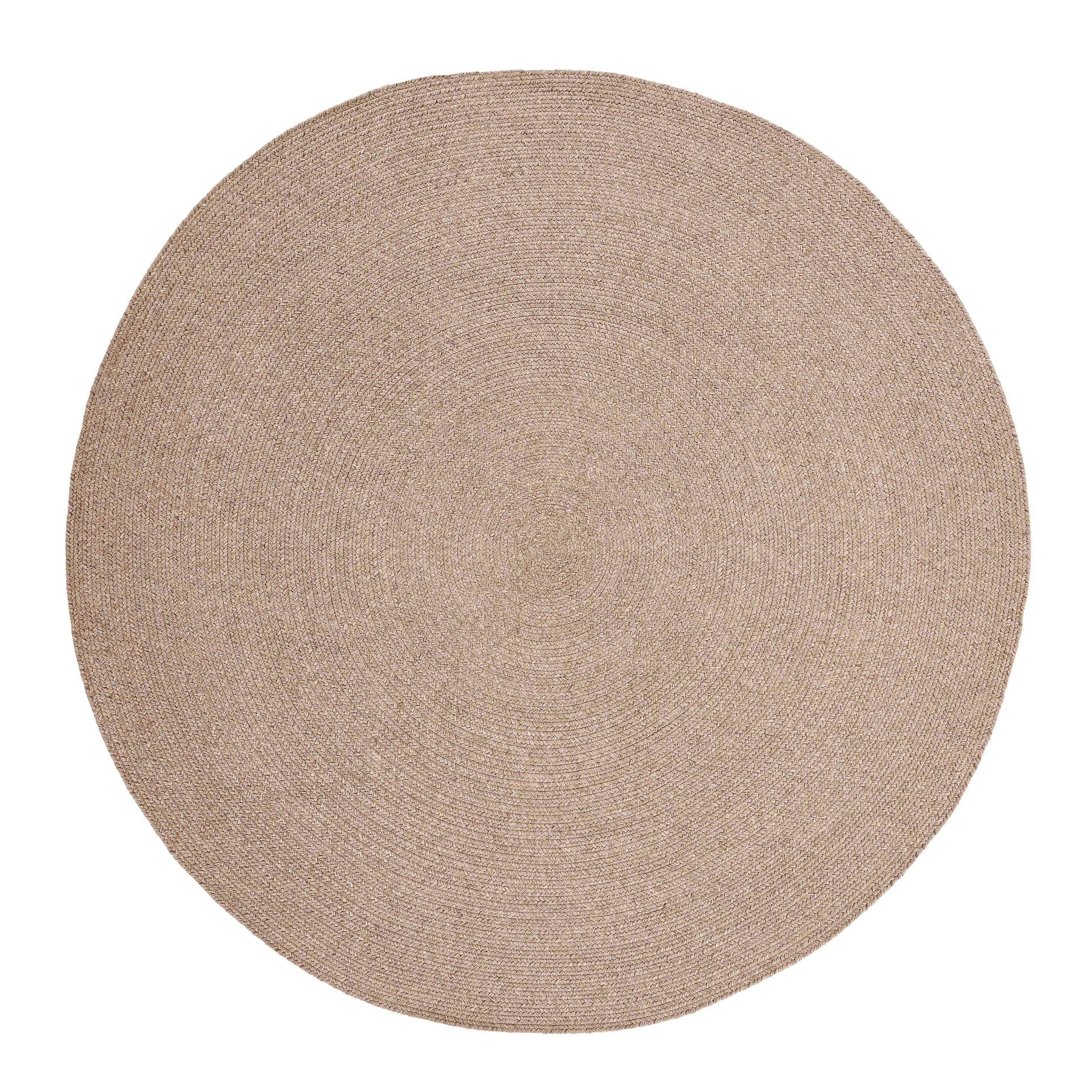 Bohemian Braided Indoor Outdoor Rugs Solid Round Area Rug