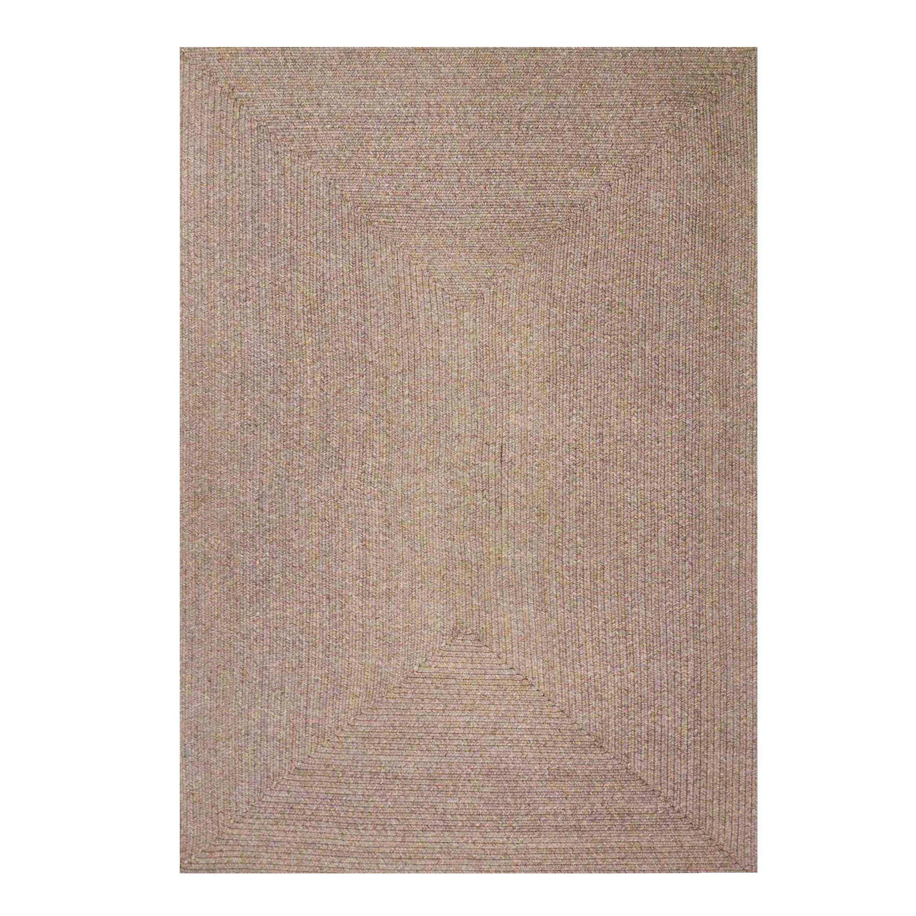 Bohemian Indoor Outdoor Rugs Solid Rectangle Braided Area Rug