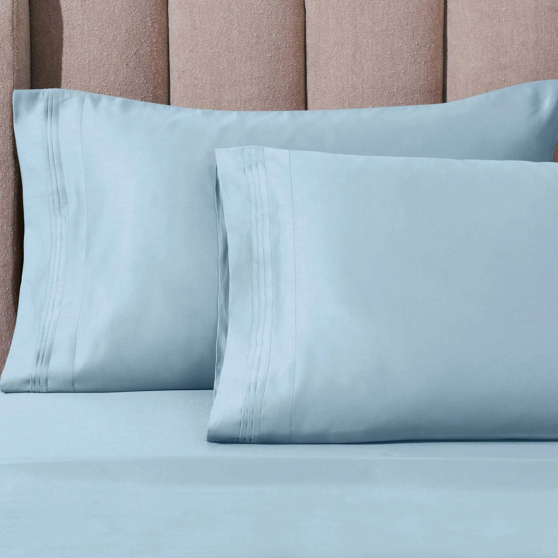 1000 Thread Count Egyptian Cotton Solid Pillowcase Set
