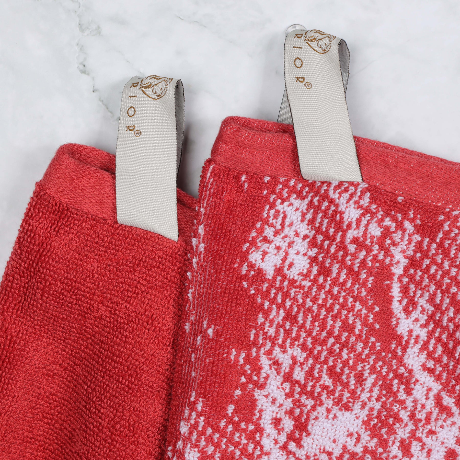 Cotton Marble and Solid Quick Dry 10 Piece Assorted Bathroom Towel Set
