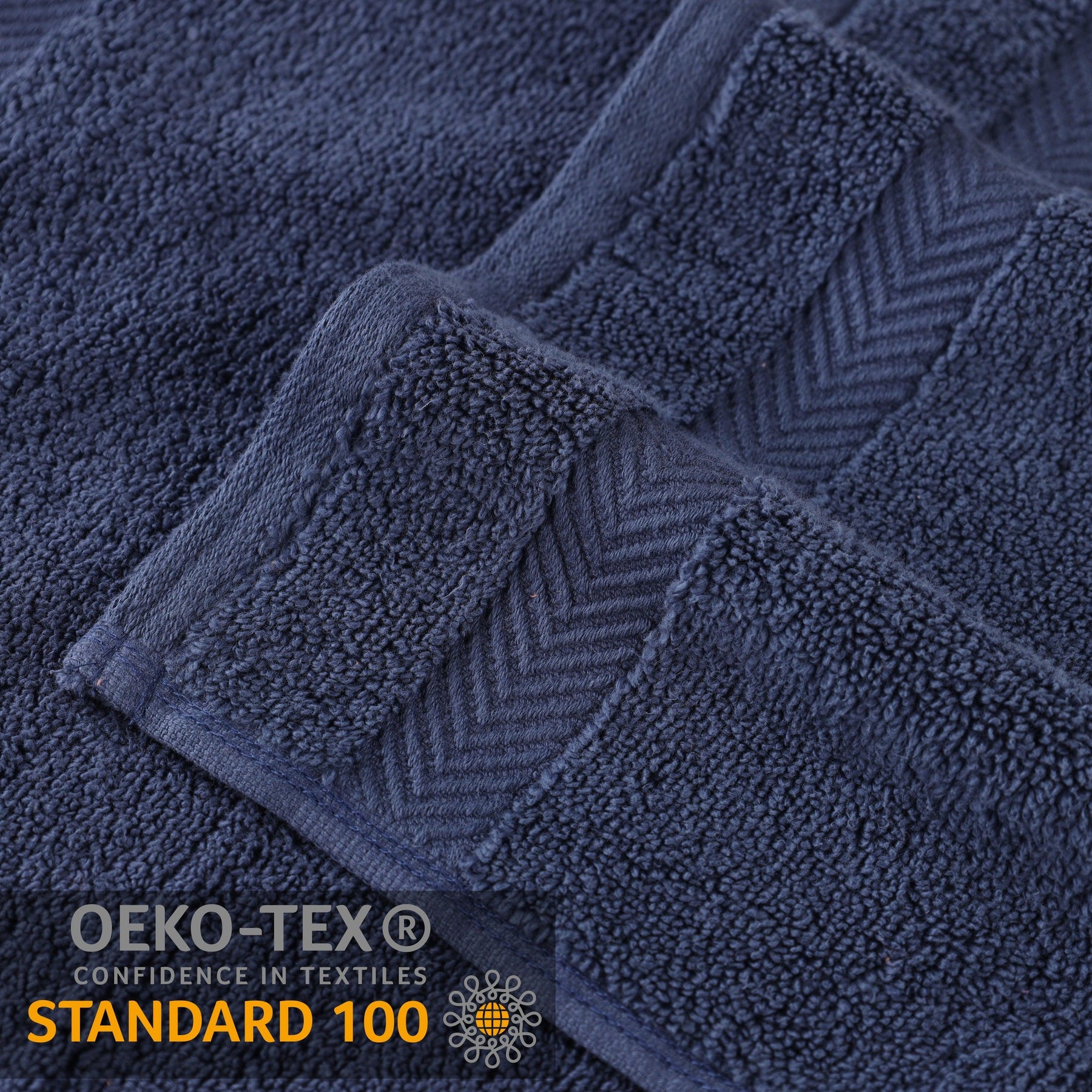 Zero Twist Cotton Ultra-Soft Absorbent Face Towel Washcloth Set of 12
