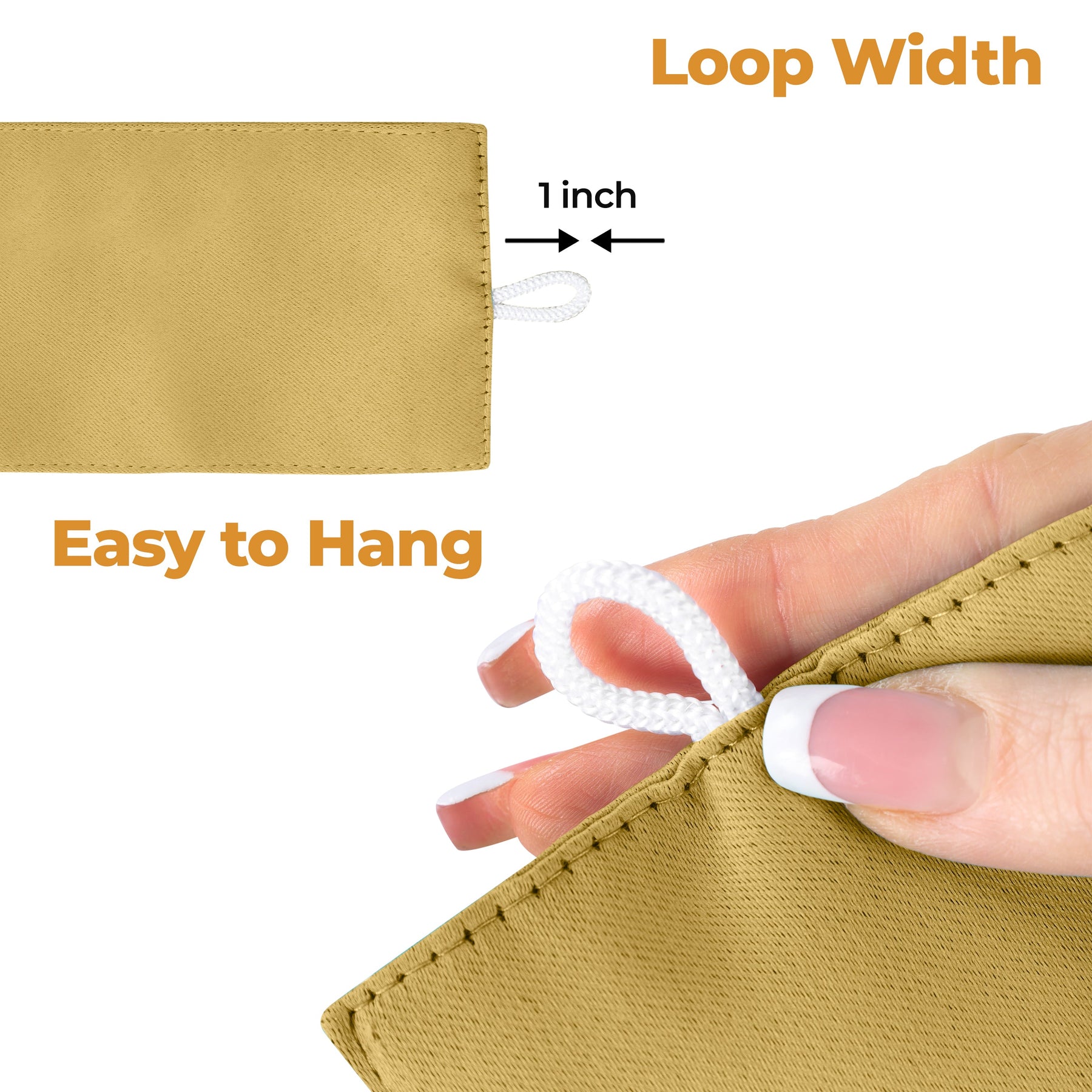 Classic Modern Solid Room Darkening Blackout Curtain Panels, Set of 2