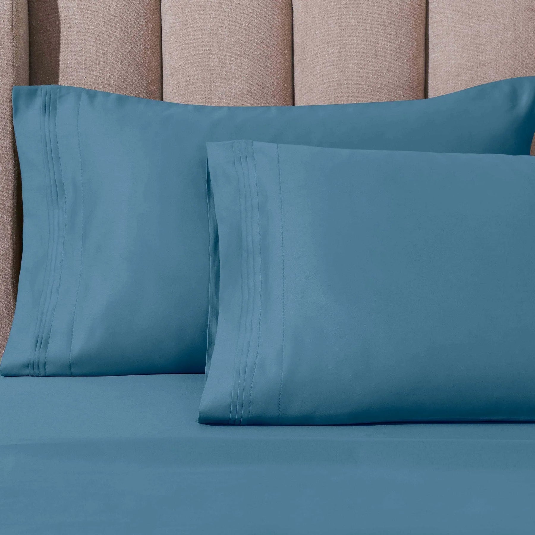 1000 Thread Count Egyptian Cotton Solid Pillowcase Set