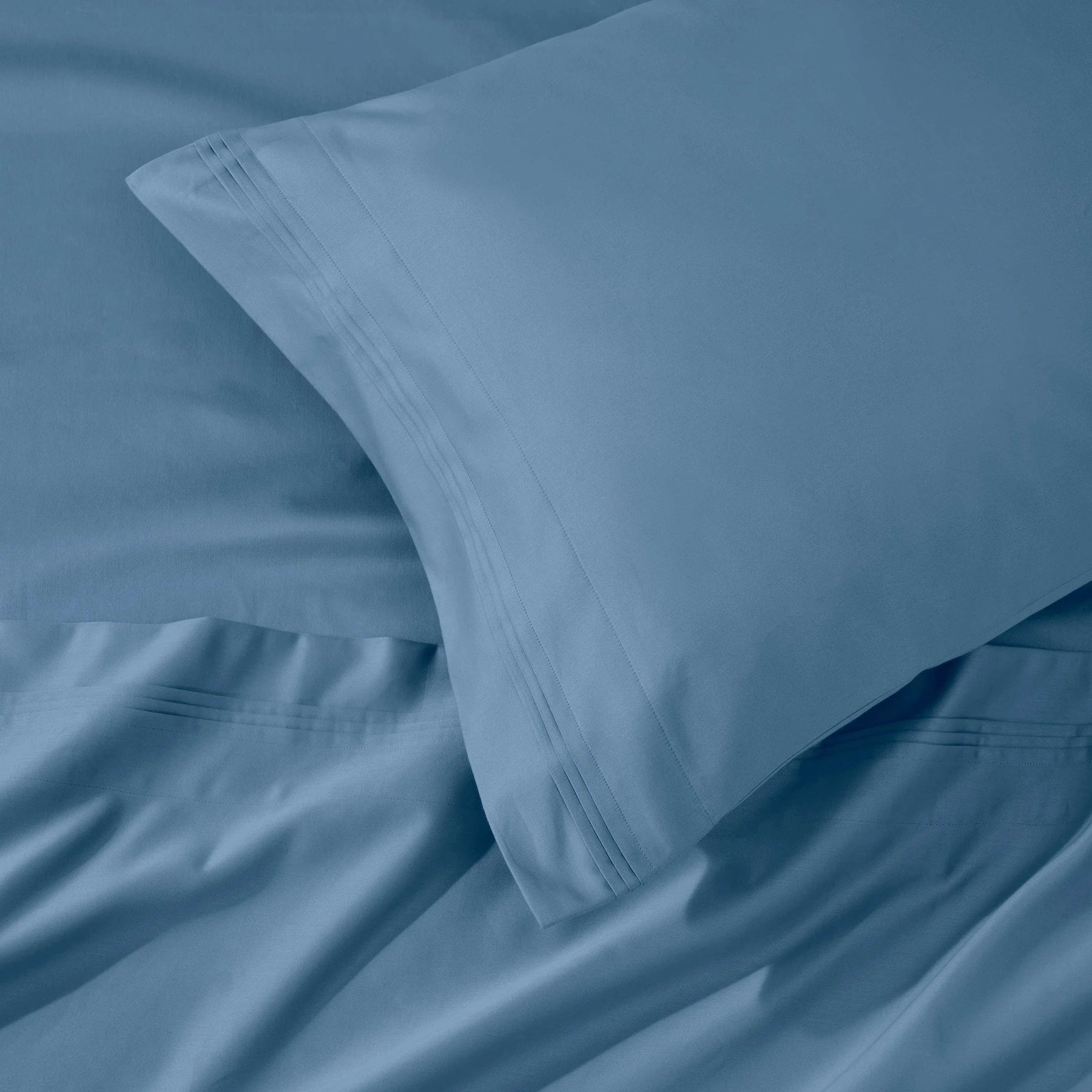 1000 Thread Count Egyptian Cotton Solid Pillowcase Set