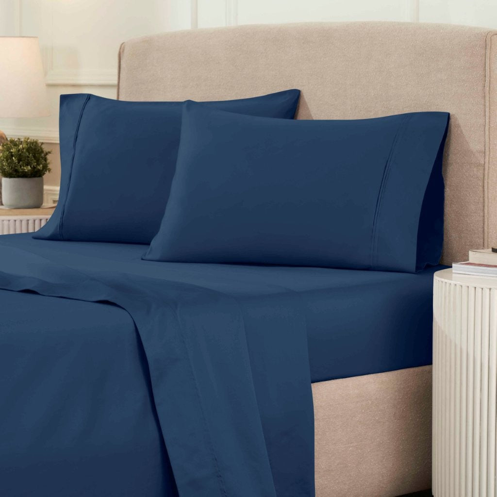 Egyptian Cotton 1200 Thread Count Eco-Friendly Solid Sheet Set