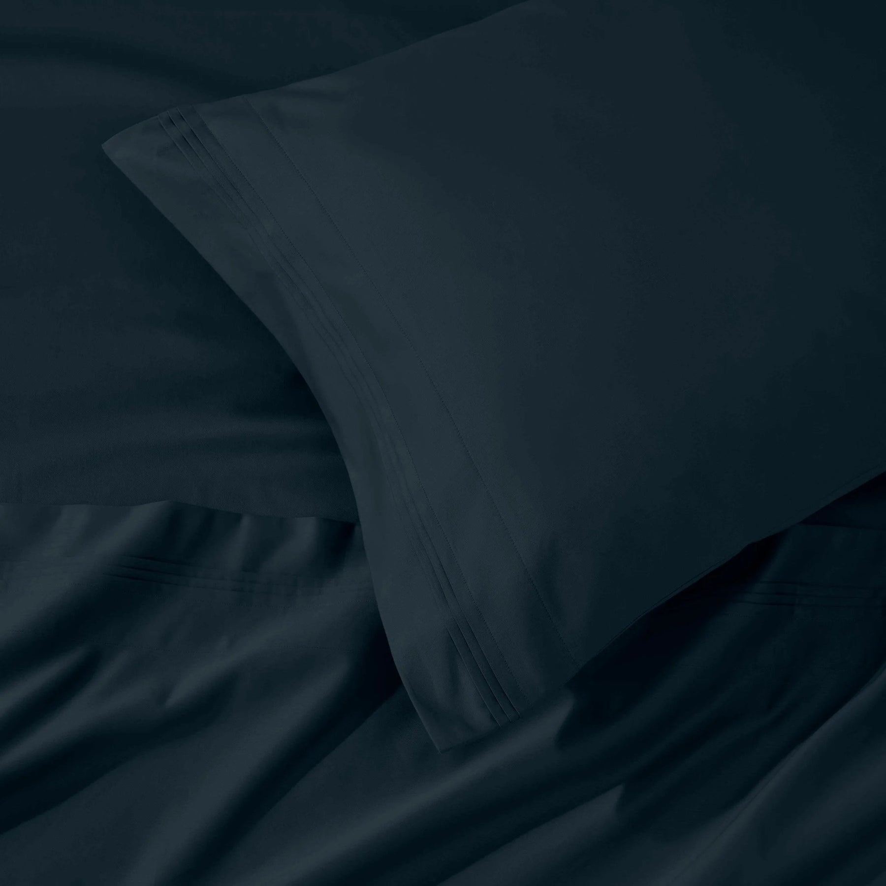 1000 Thread Count Egyptian Cotton Solid Pillowcase Set
