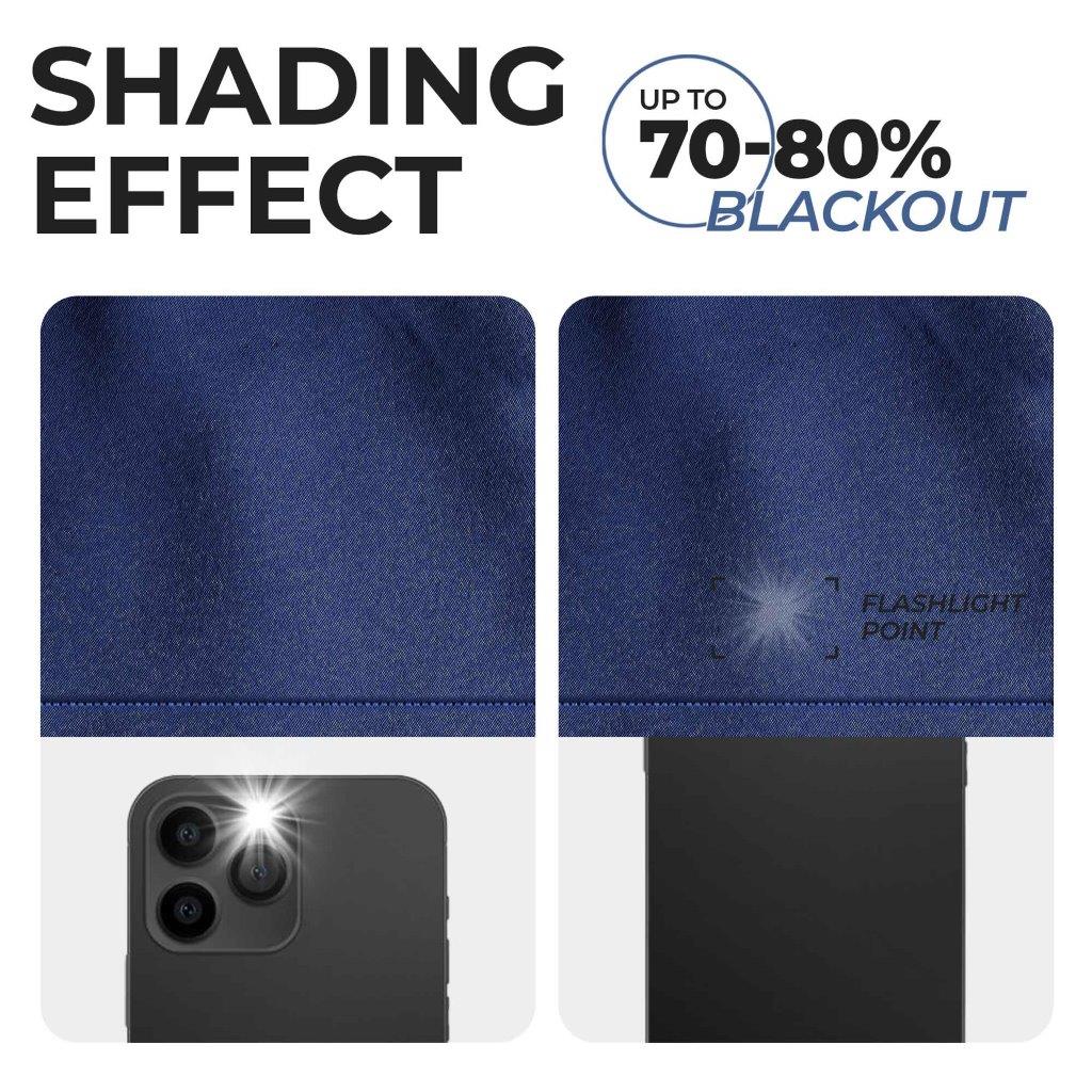 Solid Machine Washable Room Darkening Blackout Curtain 42 Inches