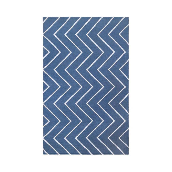 Contemporary Chevron Zig-Zag Indoor Outdoor Area Rug