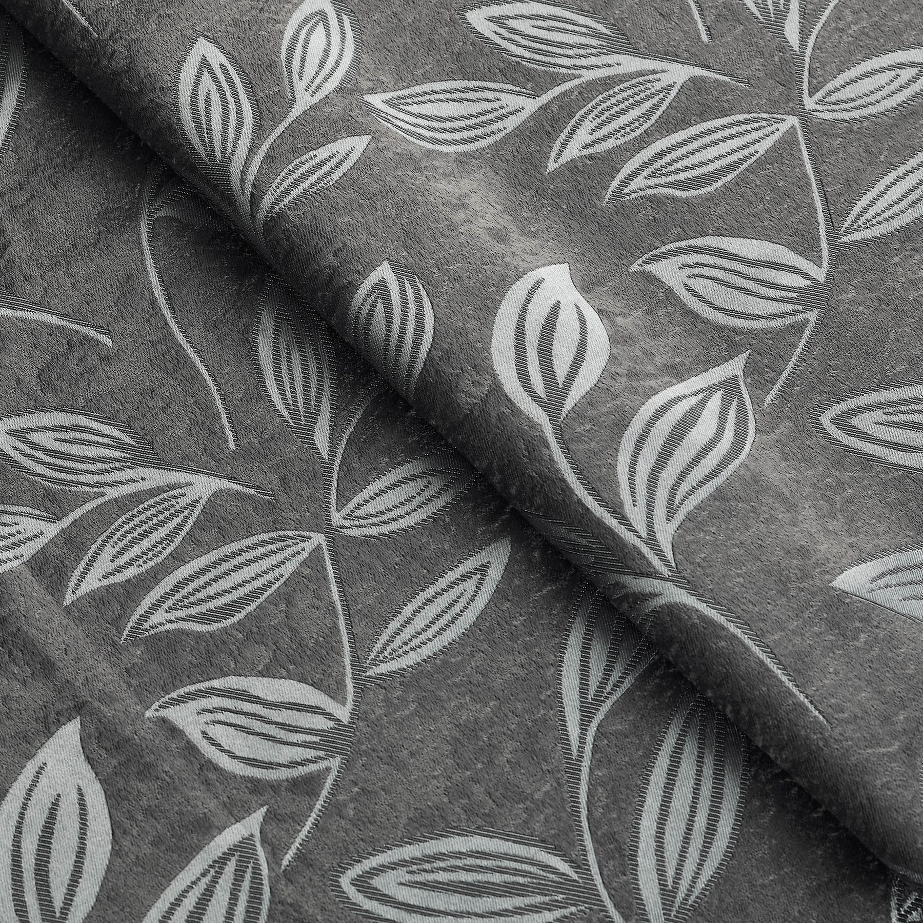 Leaves Room Darkening Blackout Curtain Panel Sets 8 Pieces