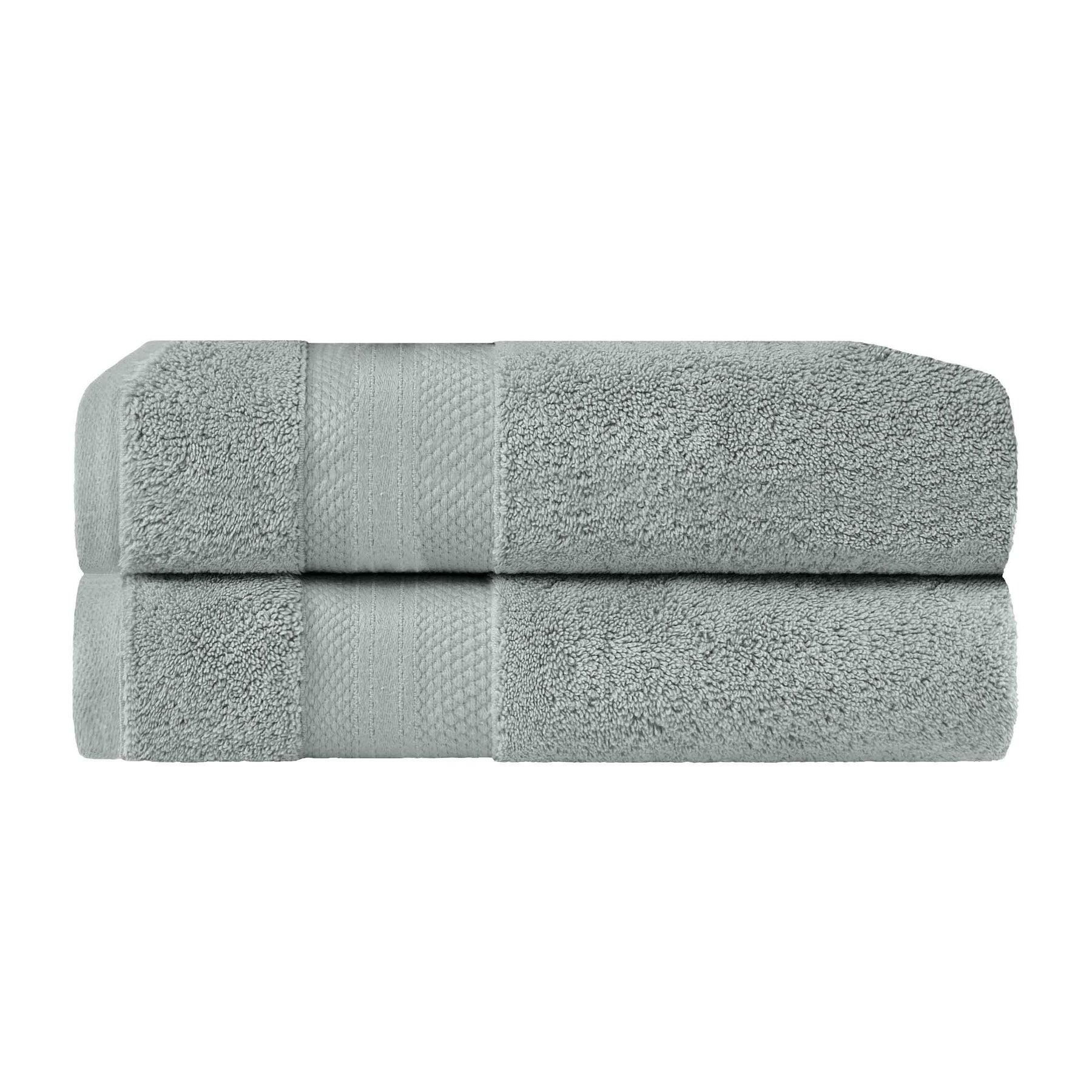 Aria Turkish Cotton Heavyweight Solid Absorbent 2-Piece Bath Towel Set