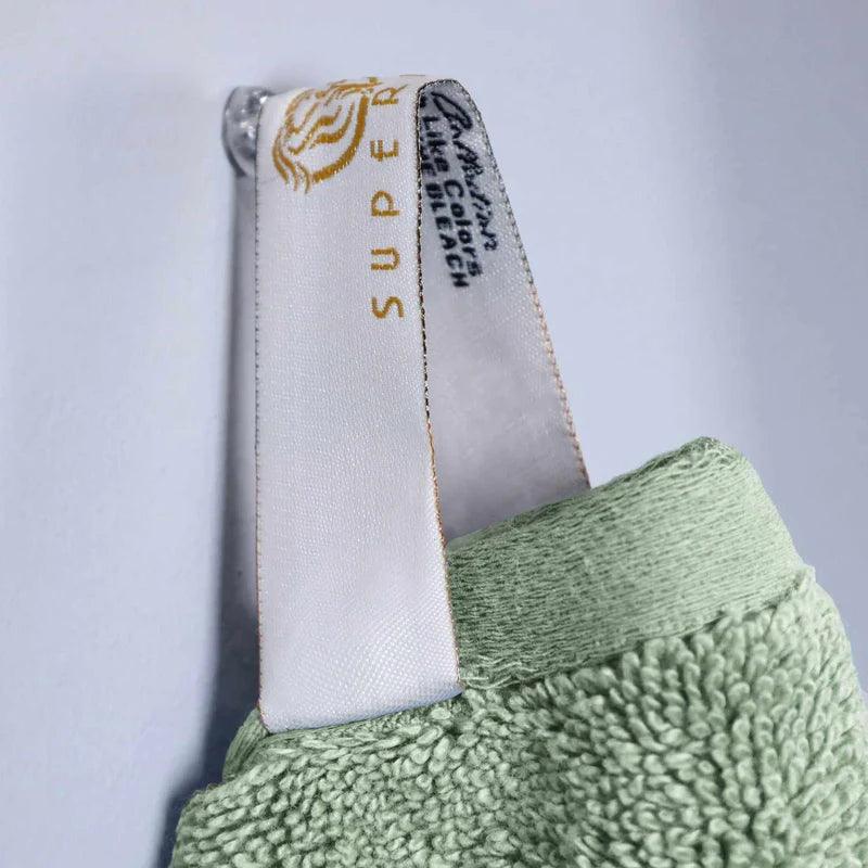 Turkish Cotton Highly Absorbent Solid 6 Piece Towel Set