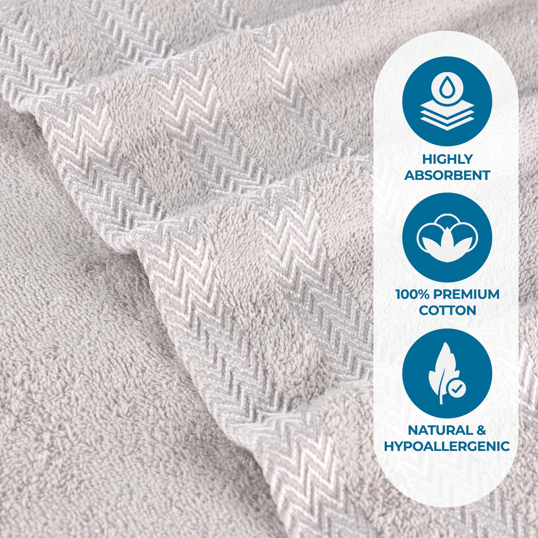 Hays Cotton Medium Weight 9 Piece Assorted Bathroom Towel Set