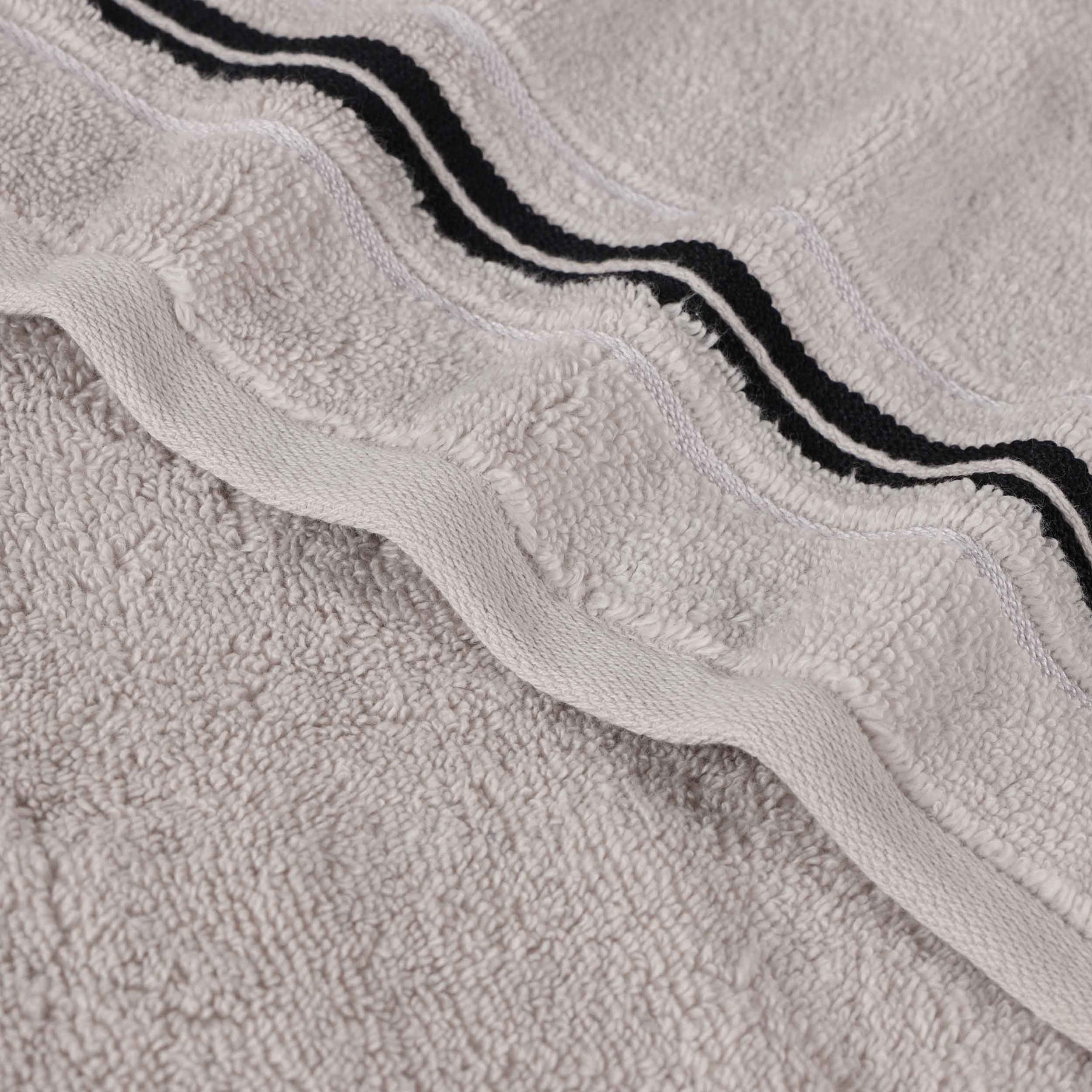 Sadie Zero Twist Cotton Solid Absorbent 3 Piece Towel Set
