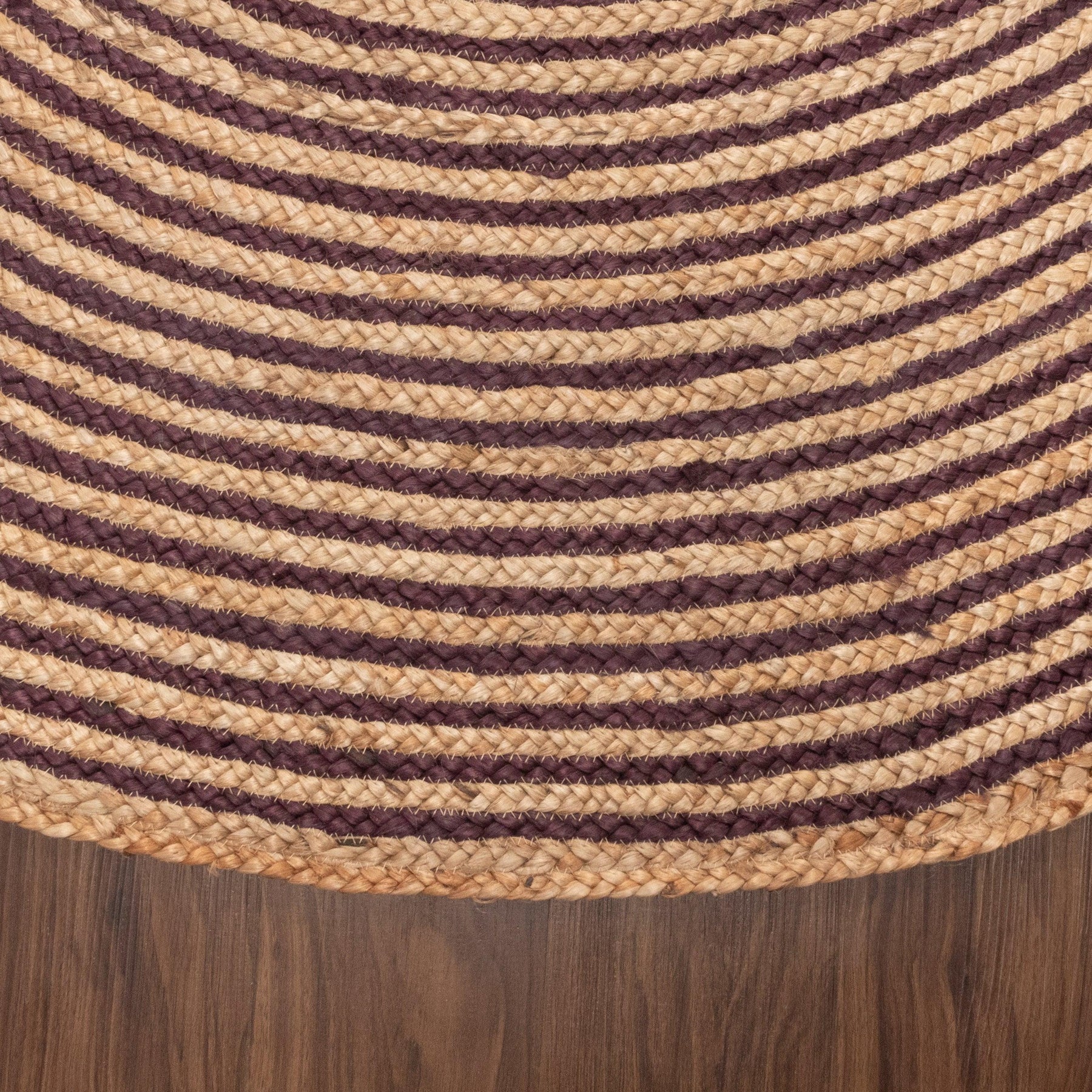Braided Jute Reversible Round Indoor Outdoor Area Rug