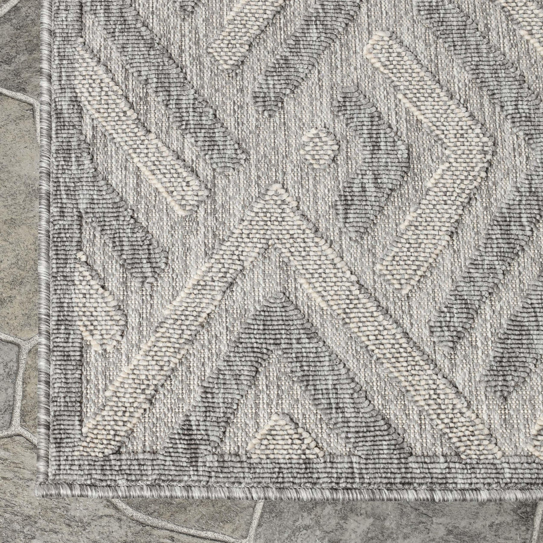Wynn Modern Geometric Abstract Area Rug Indoor Outdoor Rugs