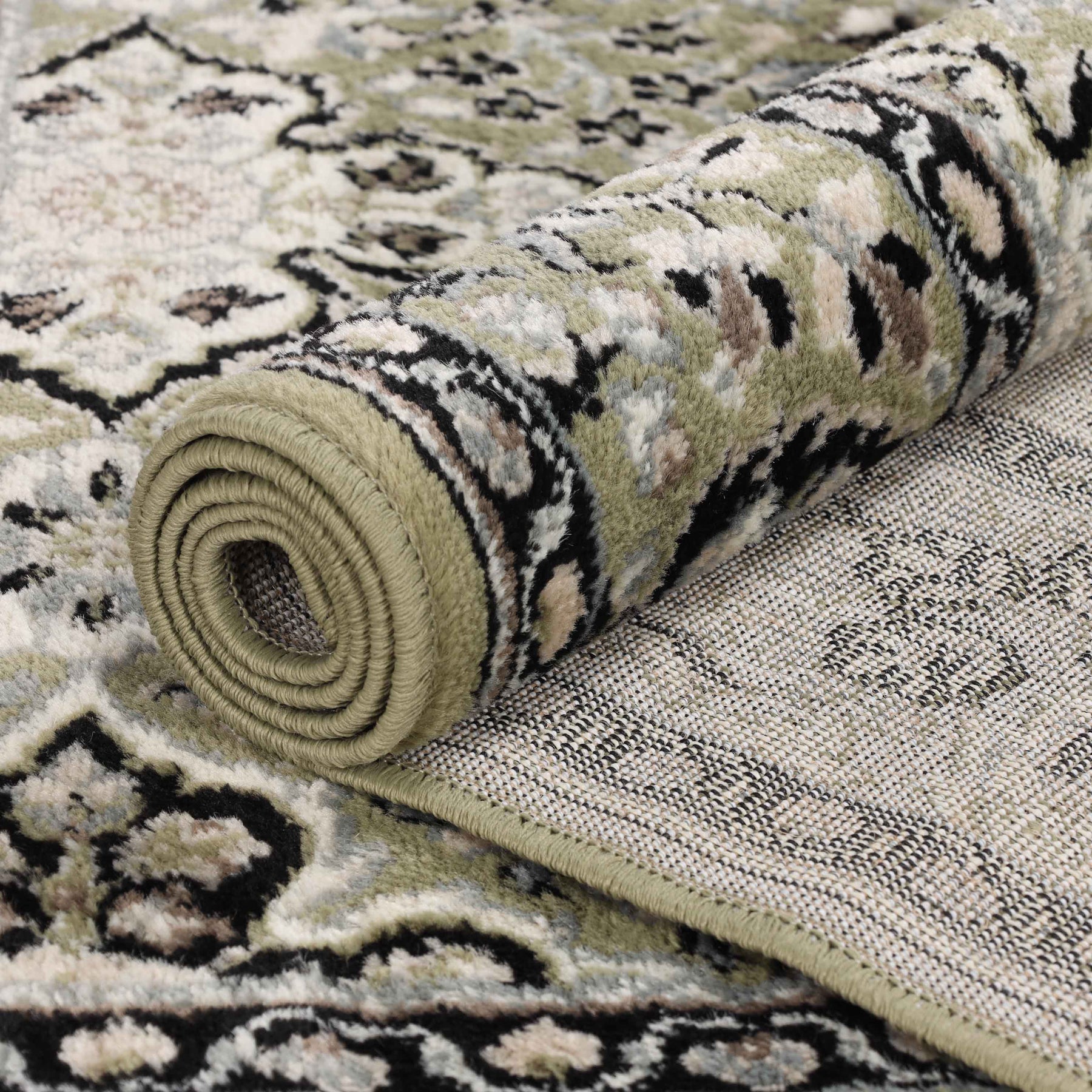 Radcliffe Traditional Floral Medallion Indoor Area Rugs or Runner Rug